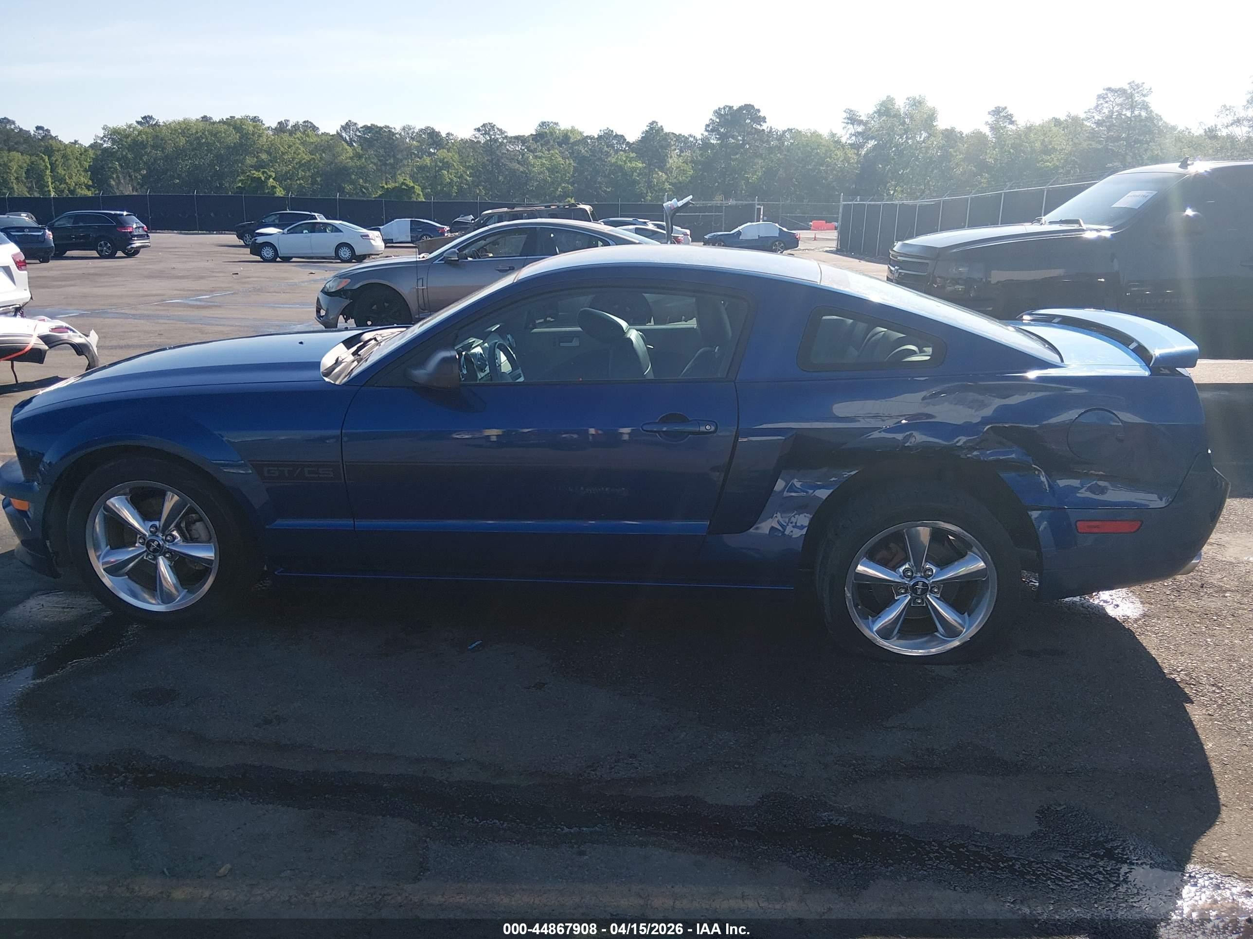 2008 Ford Mustang Gt Deluxe/gt Premium Синий vin: 1ZVHT82H985133377