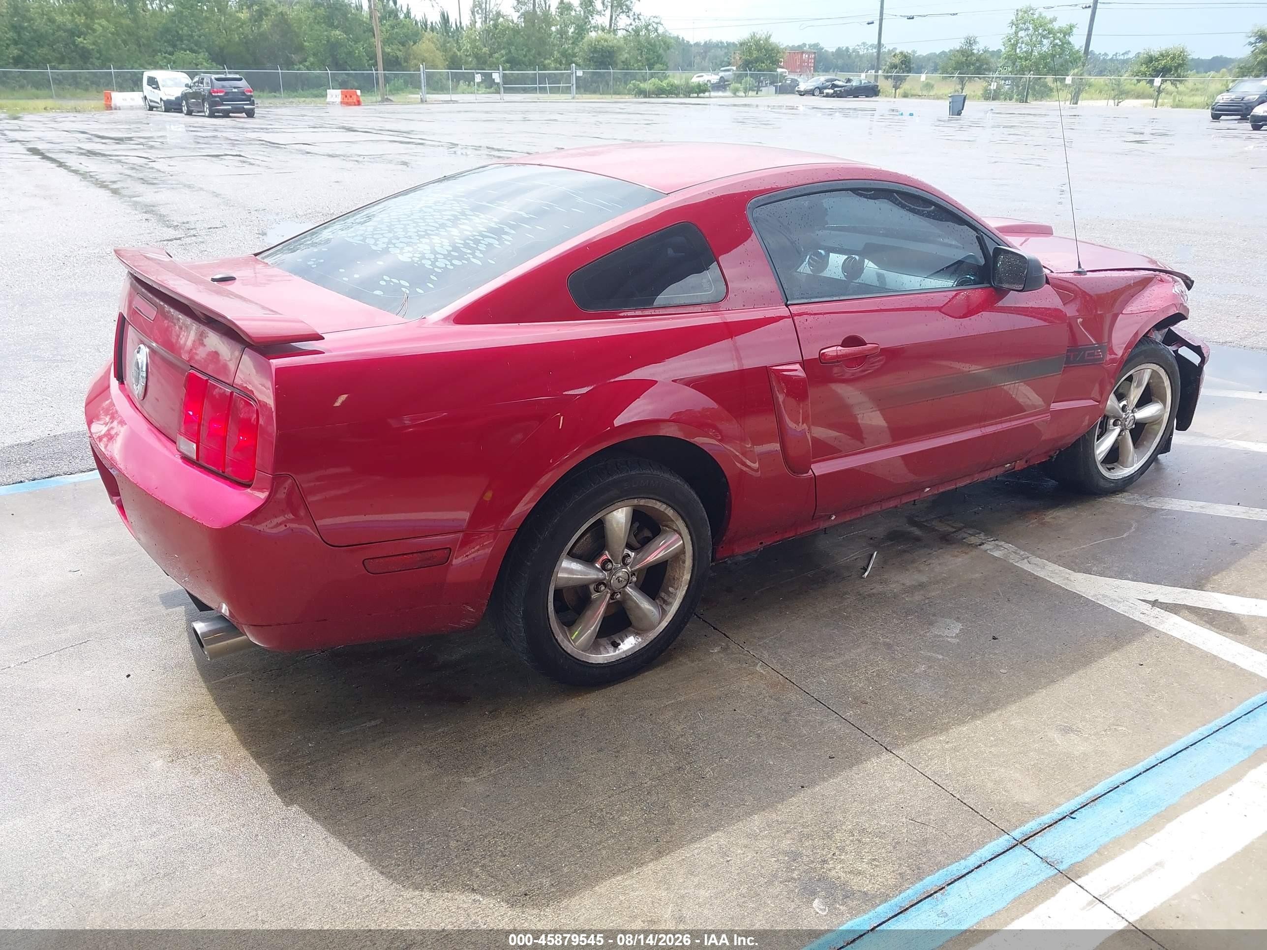2009 Ford Mustang Gt Premium Red vin: 1ZVHT82H995106262