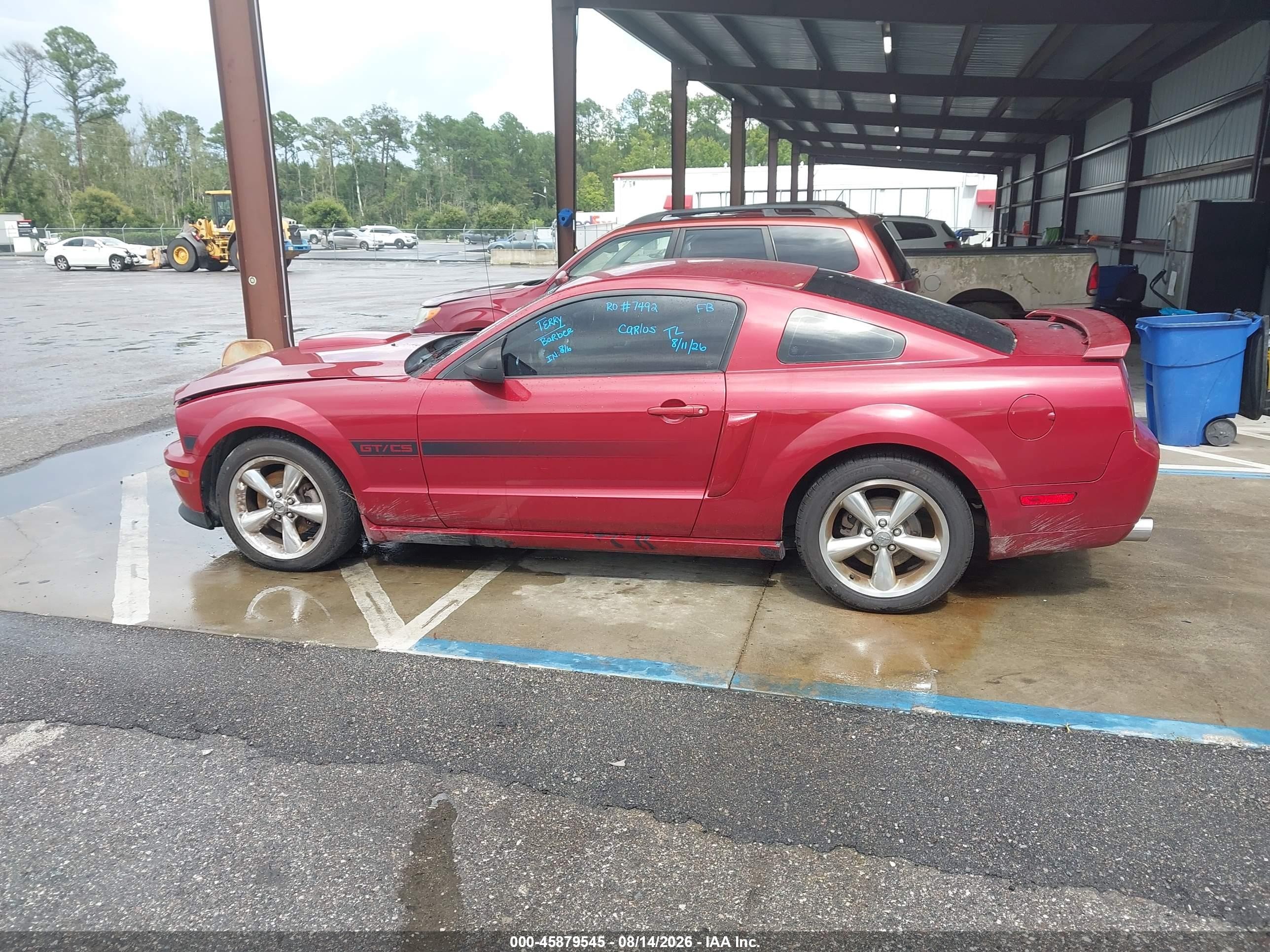 2009 Ford Mustang Gt Premium Red vin: 1ZVHT82H995106262