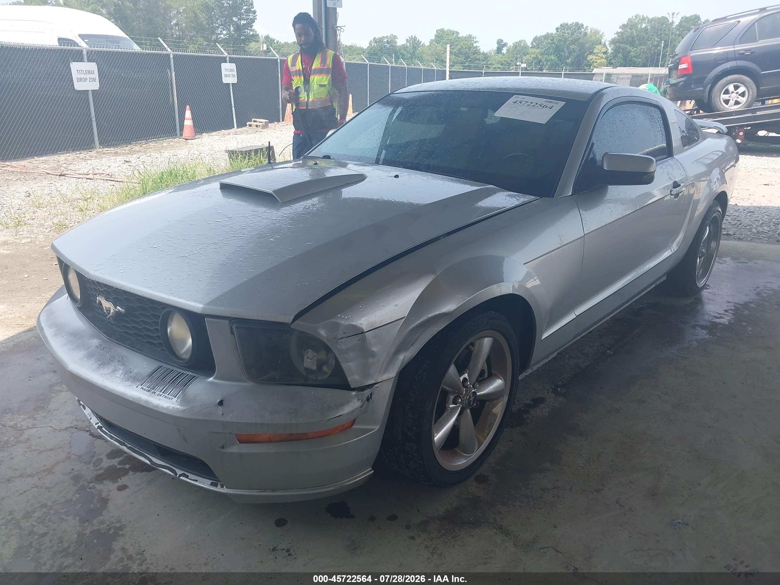 2009 Ford Mustang Gt Premium Silver vin: 1ZVHT82H995116676