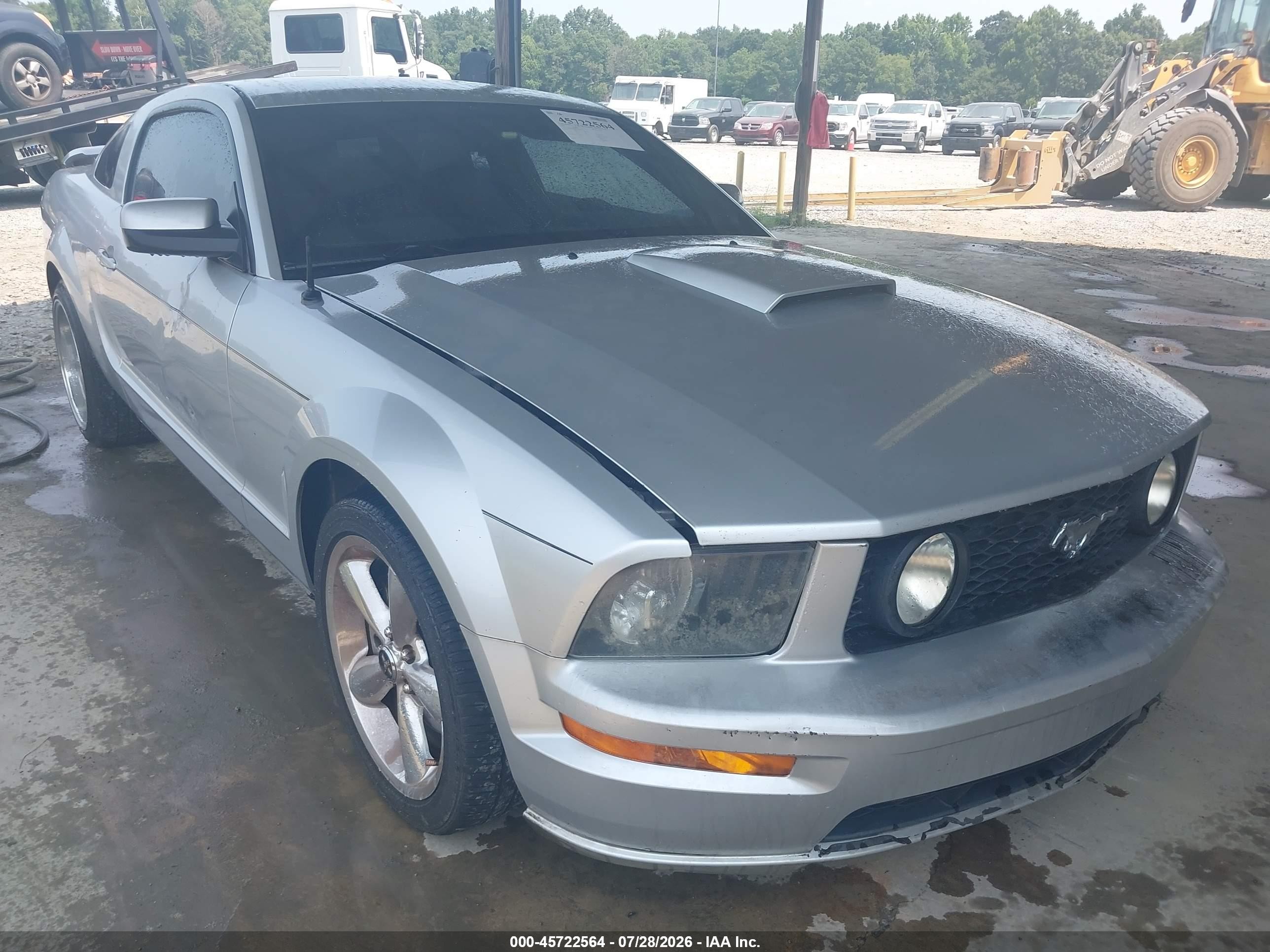 2009 Ford Mustang Gt Premium Silver vin: 1ZVHT82H995116676
