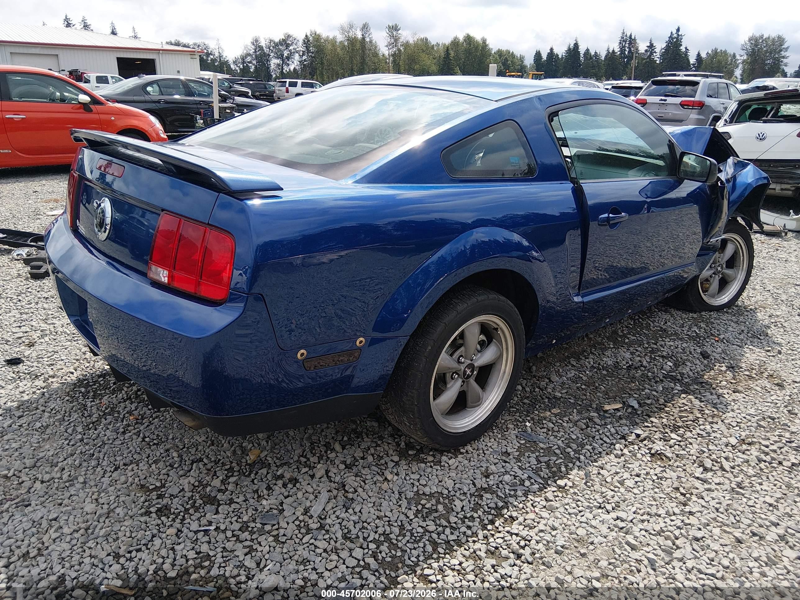 2006 Ford Mustang Gt Blue vin: 1ZVHT82HX65167566