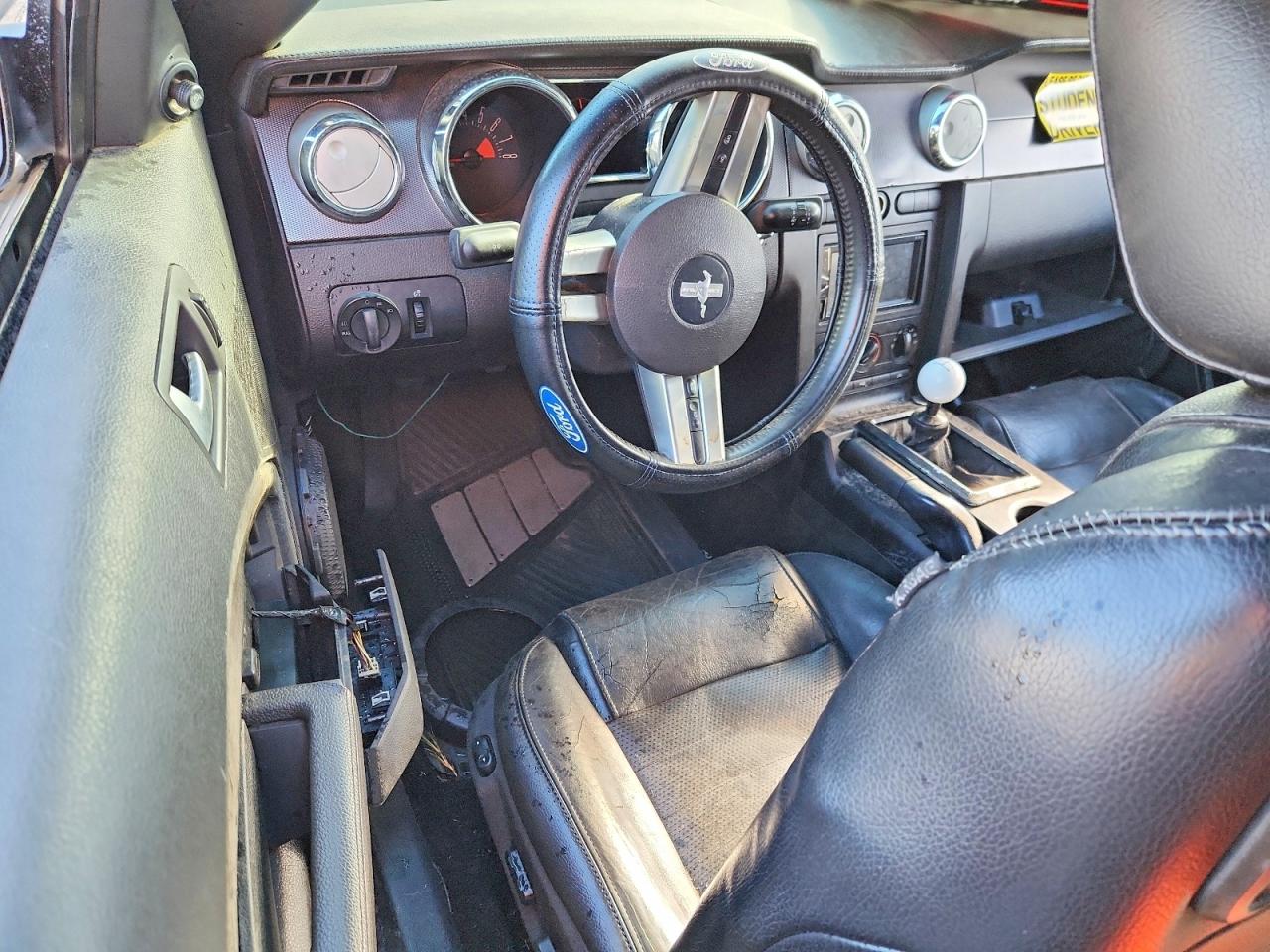 2007 Ford Mustang Gt Black vin: 1ZVHT82HX75256393