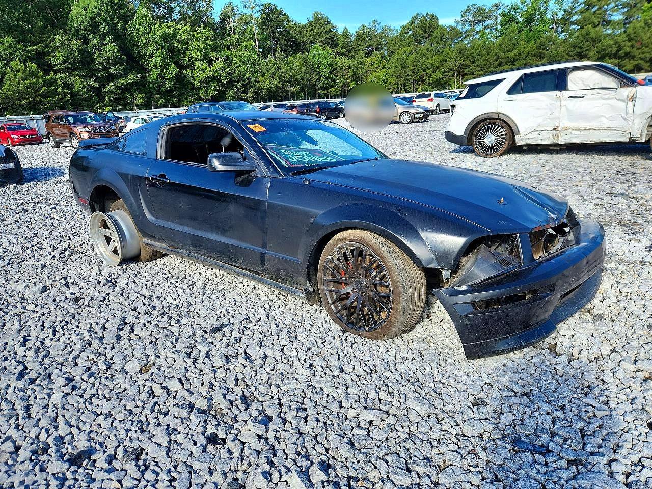 2007 Ford Mustang Gt Black vin: 1ZVHT82HX75256393