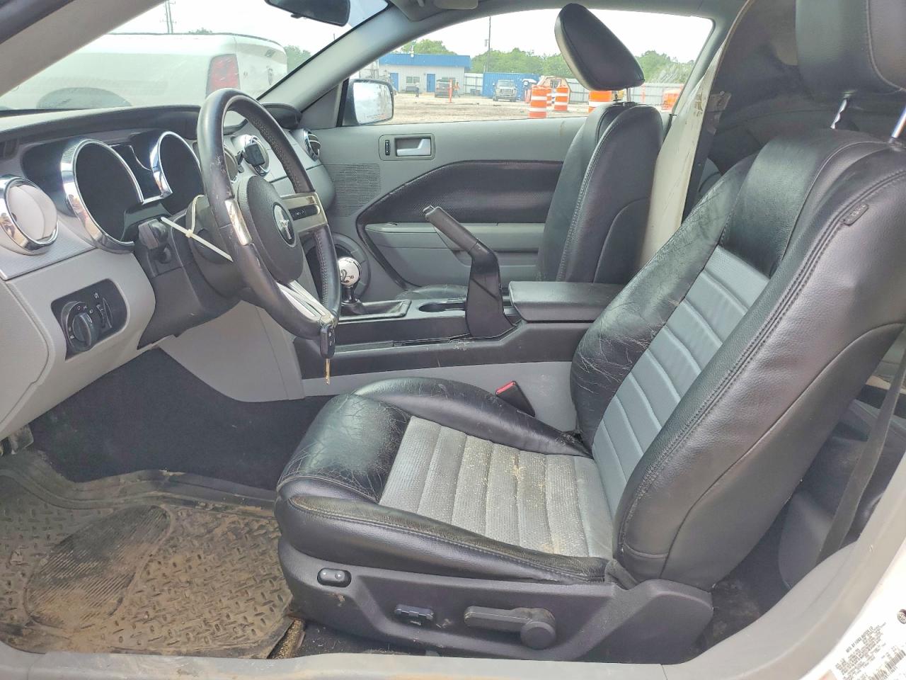 2008 Ford Mustang Gt White vin: 1ZVHT82HX85159695