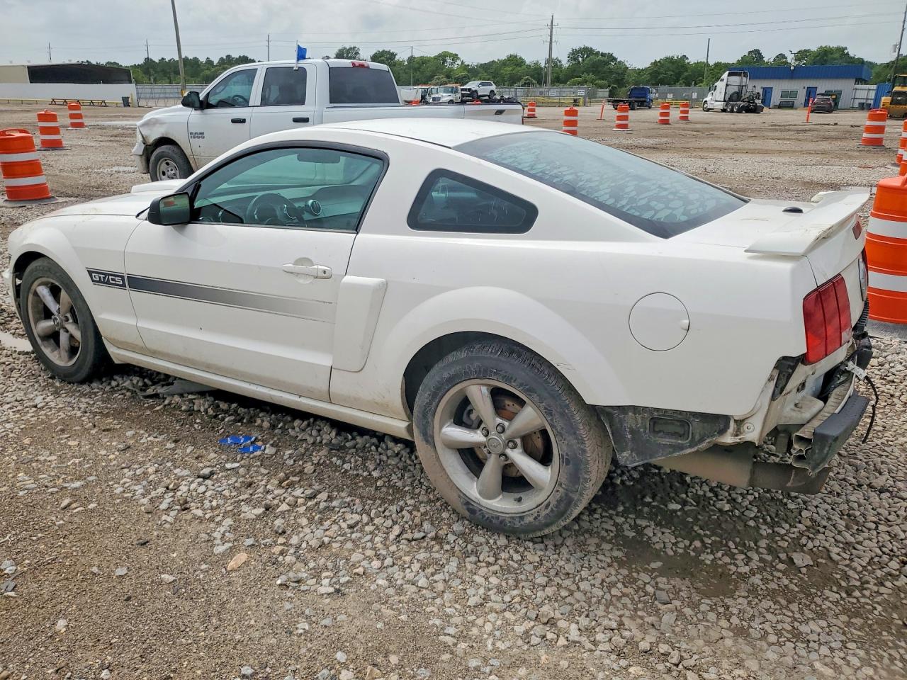 2008 Ford Mustang Gt White vin: 1ZVHT82HX85159695