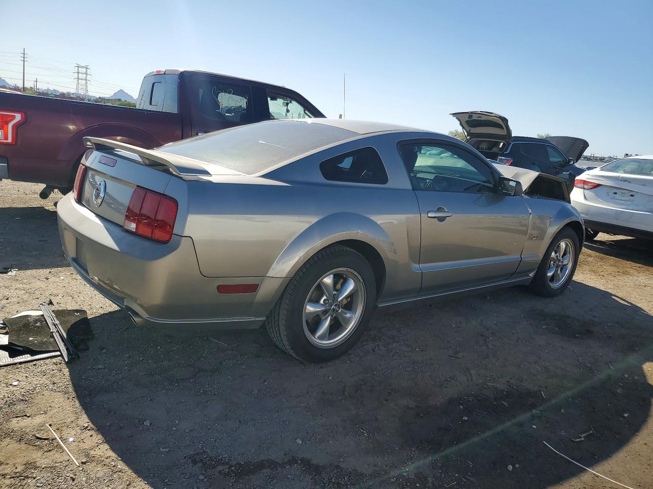 2008 Ford Mustang Gt Серый vin: 1ZVHT82HX85200200