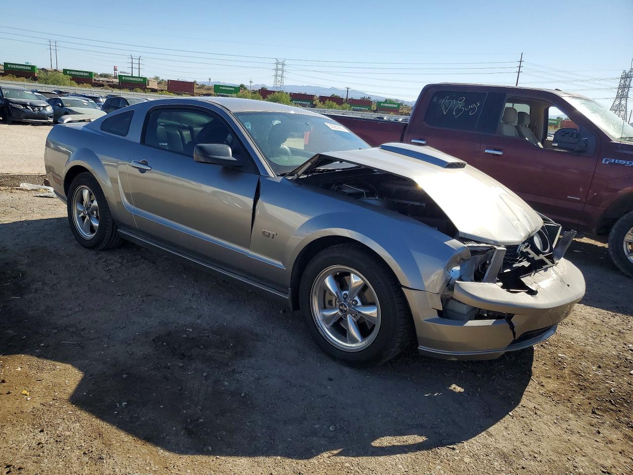 2008 Ford Mustang Gt Серый vin: 1ZVHT82HX85200200
