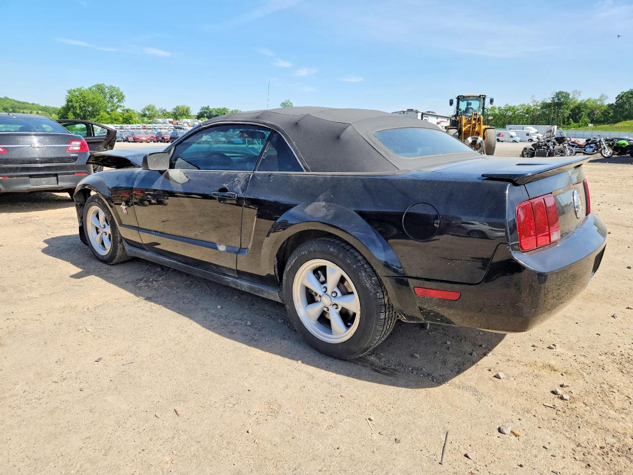 2008 Ford Mustang Black vin: 1ZVHT84N085108791