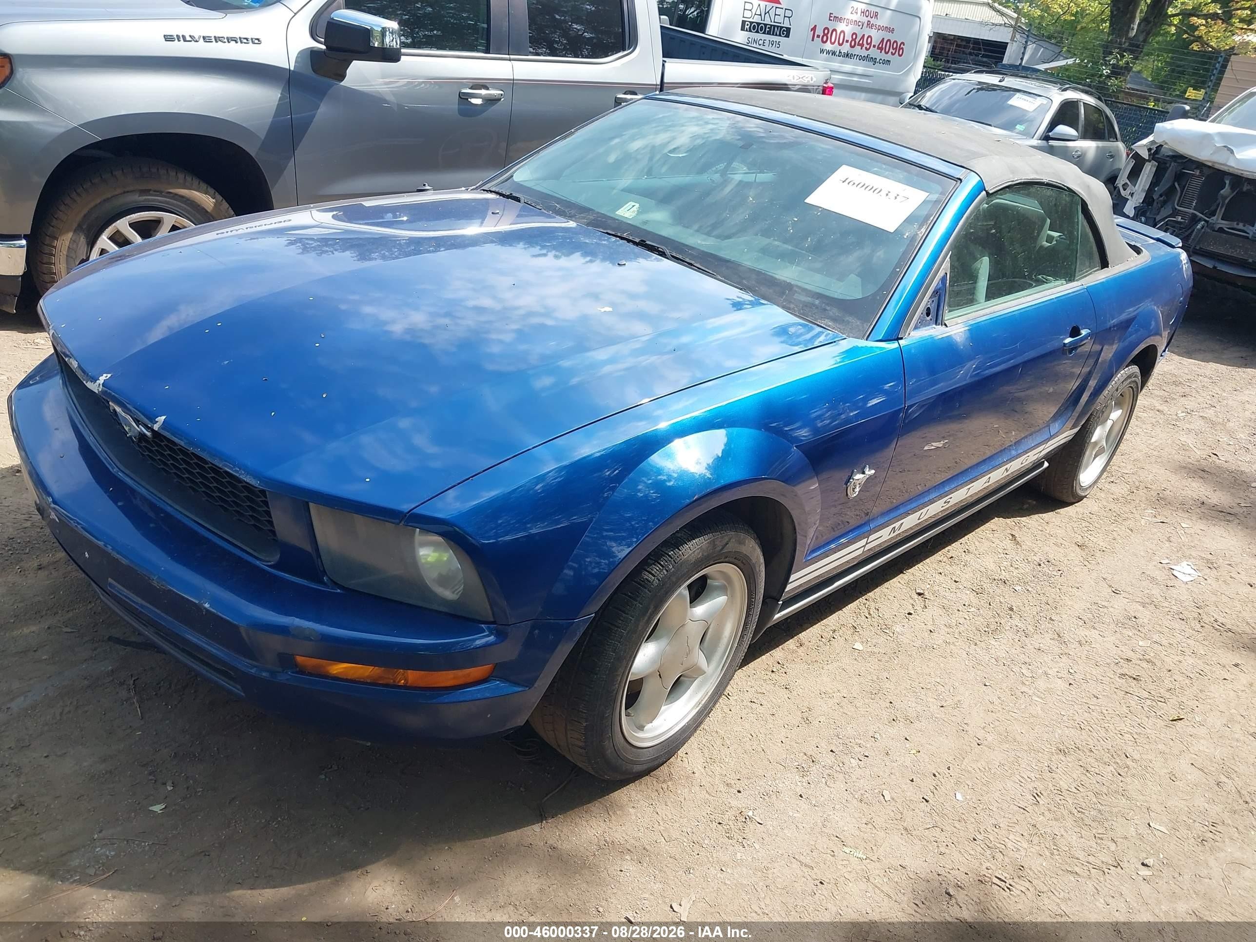 2009 Ford Mustang V6 Blue vin: 1ZVHT84N095131053