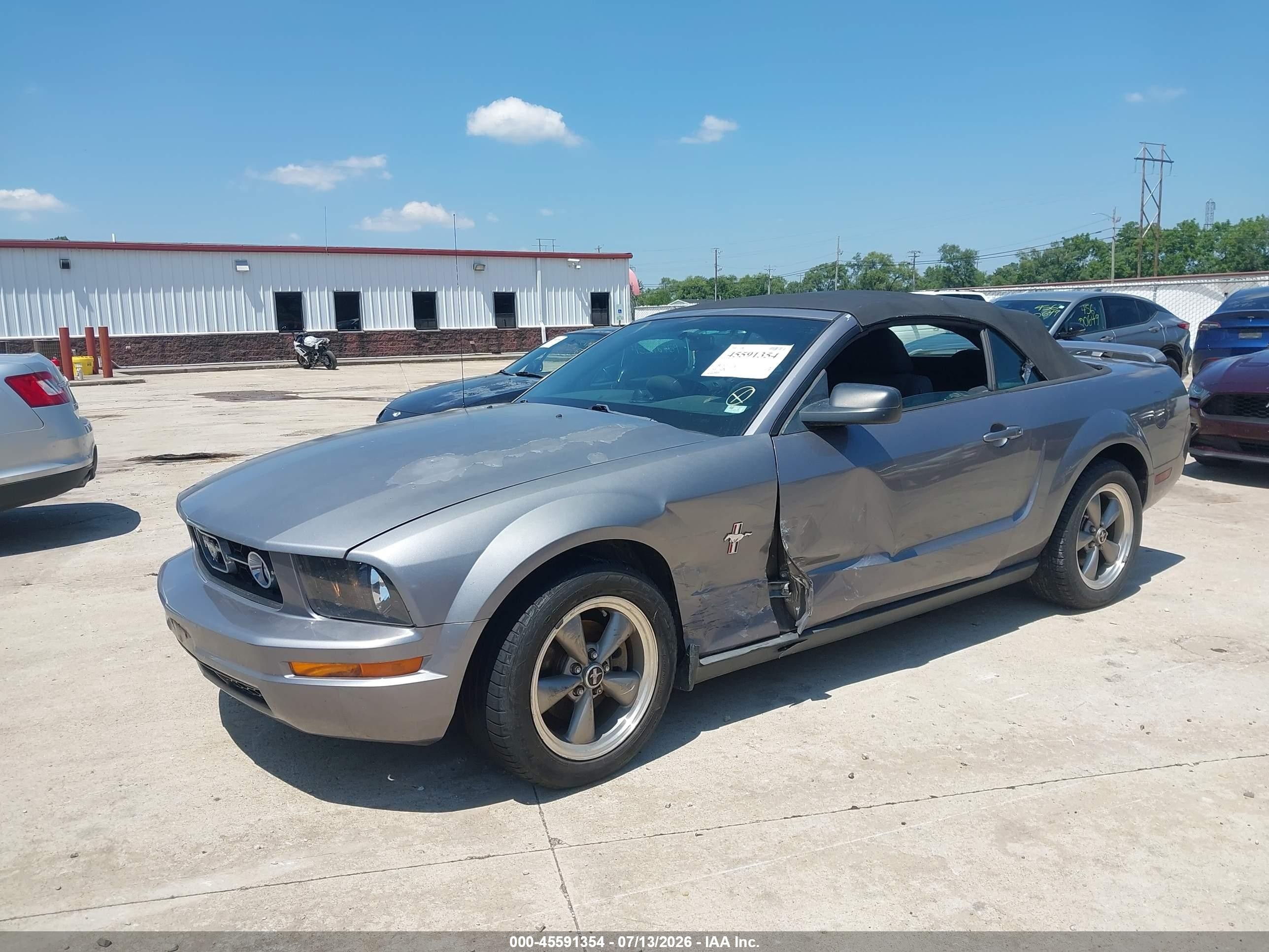 2006 Ford Mustang V6 Gray vin: 1ZVHT84N165219928