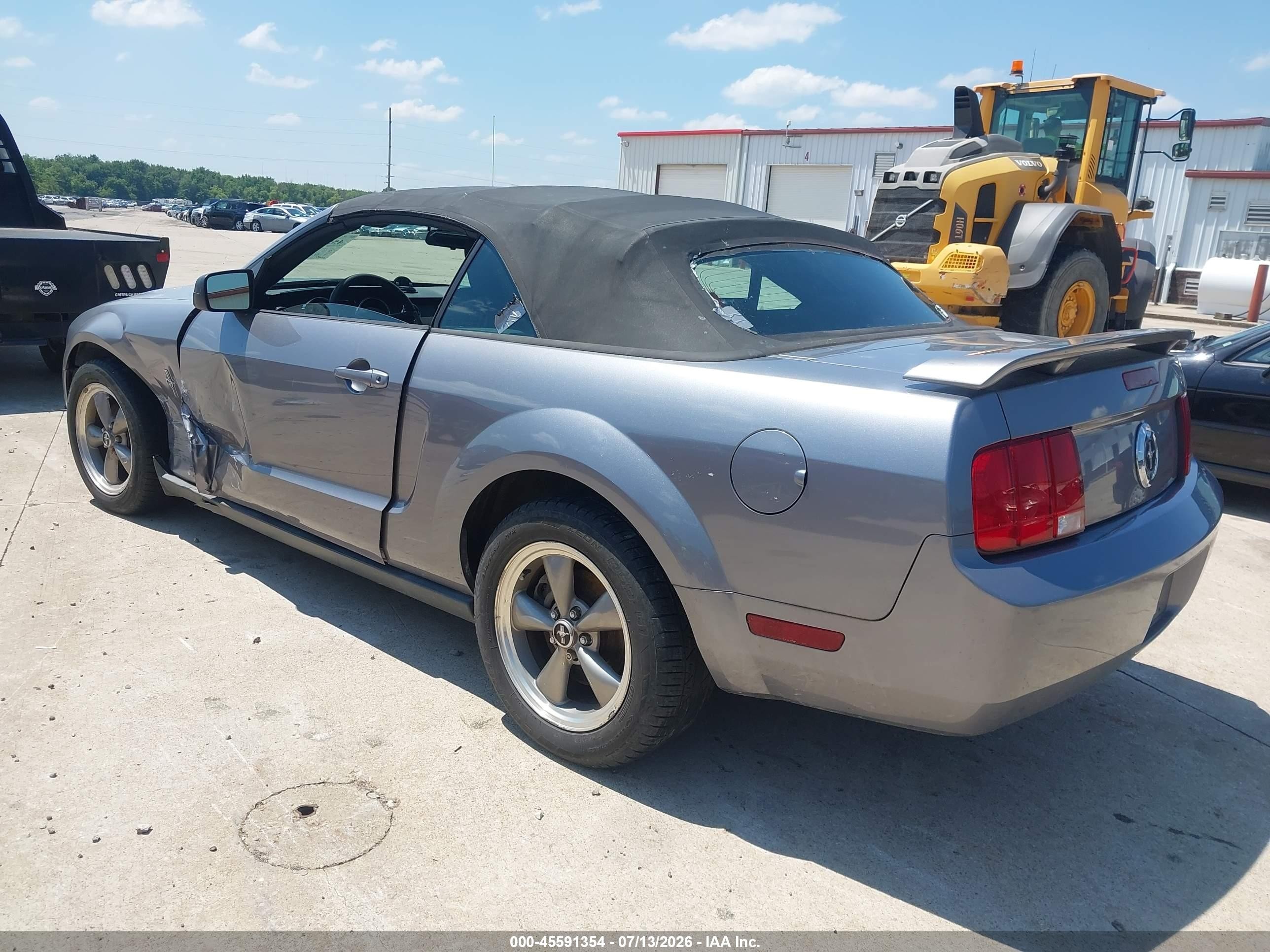 2006 Ford Mustang V6 Gray vin: 1ZVHT84N165219928