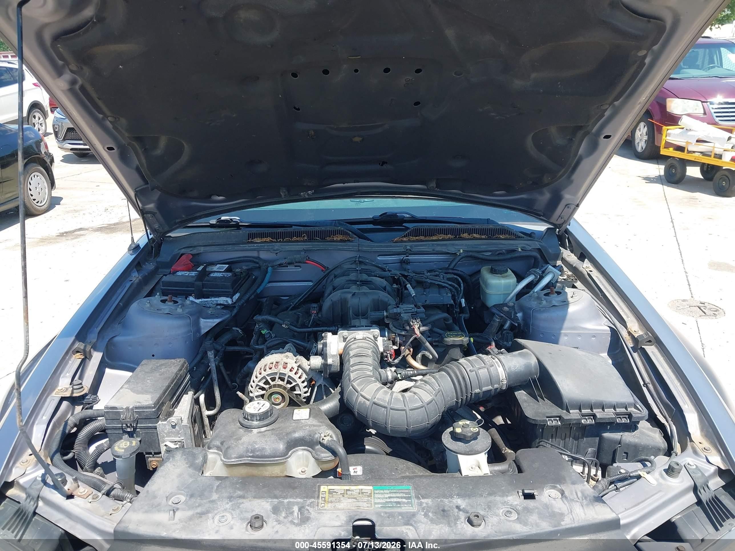 2006 Ford Mustang V6 Gray vin: 1ZVHT84N165219928