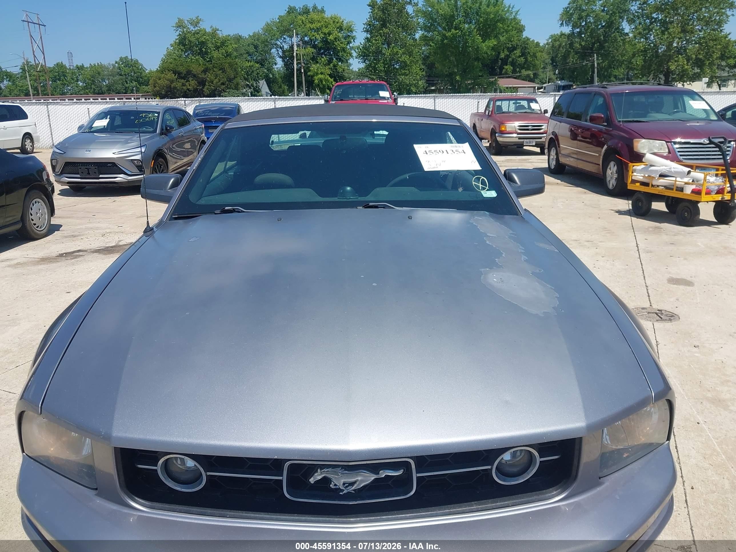 2006 Ford Mustang V6 Gray vin: 1ZVHT84N165219928