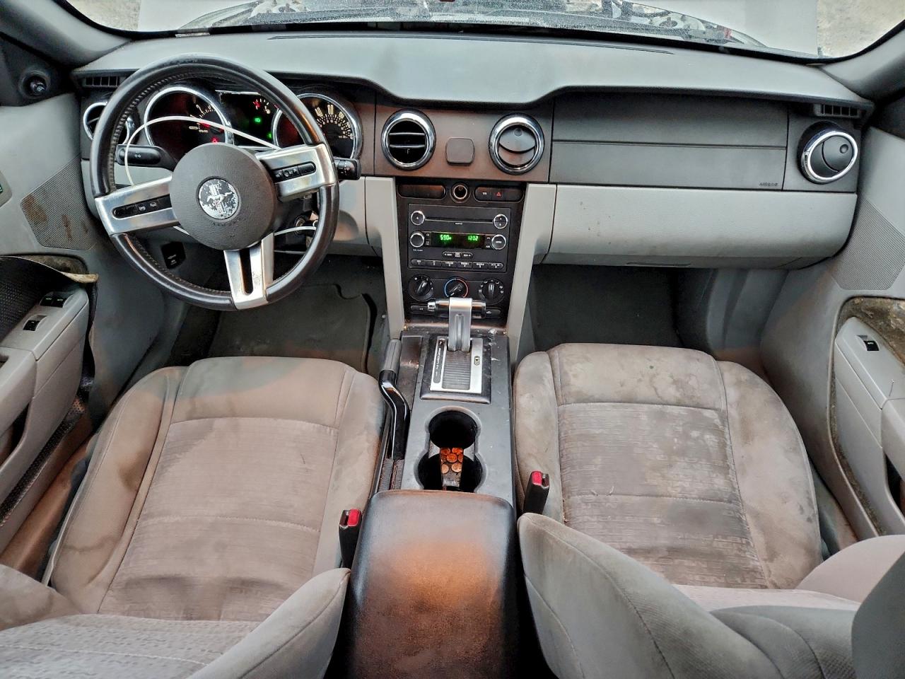 2008 Ford Mustang Gray vin: 1ZVHT84N185178980