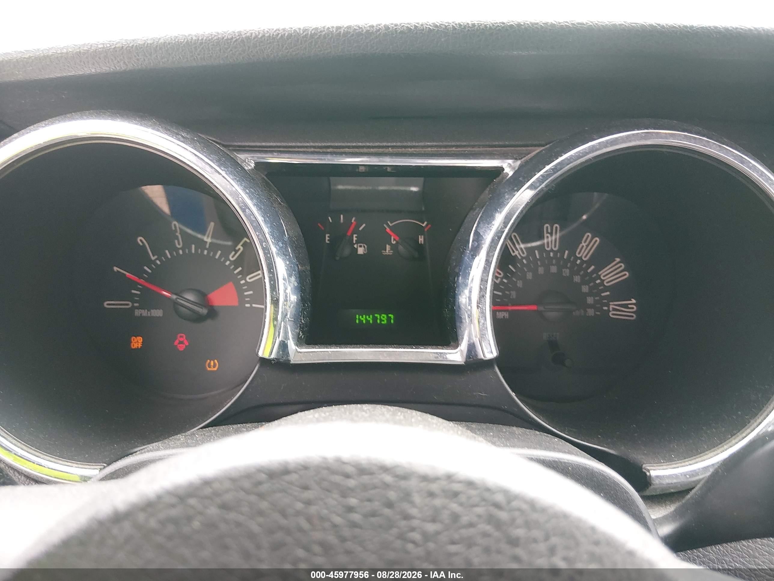 2008 Ford Mustang V6 Deluxe/v6 Premium Blue vin: 1ZVHT84N285141095
