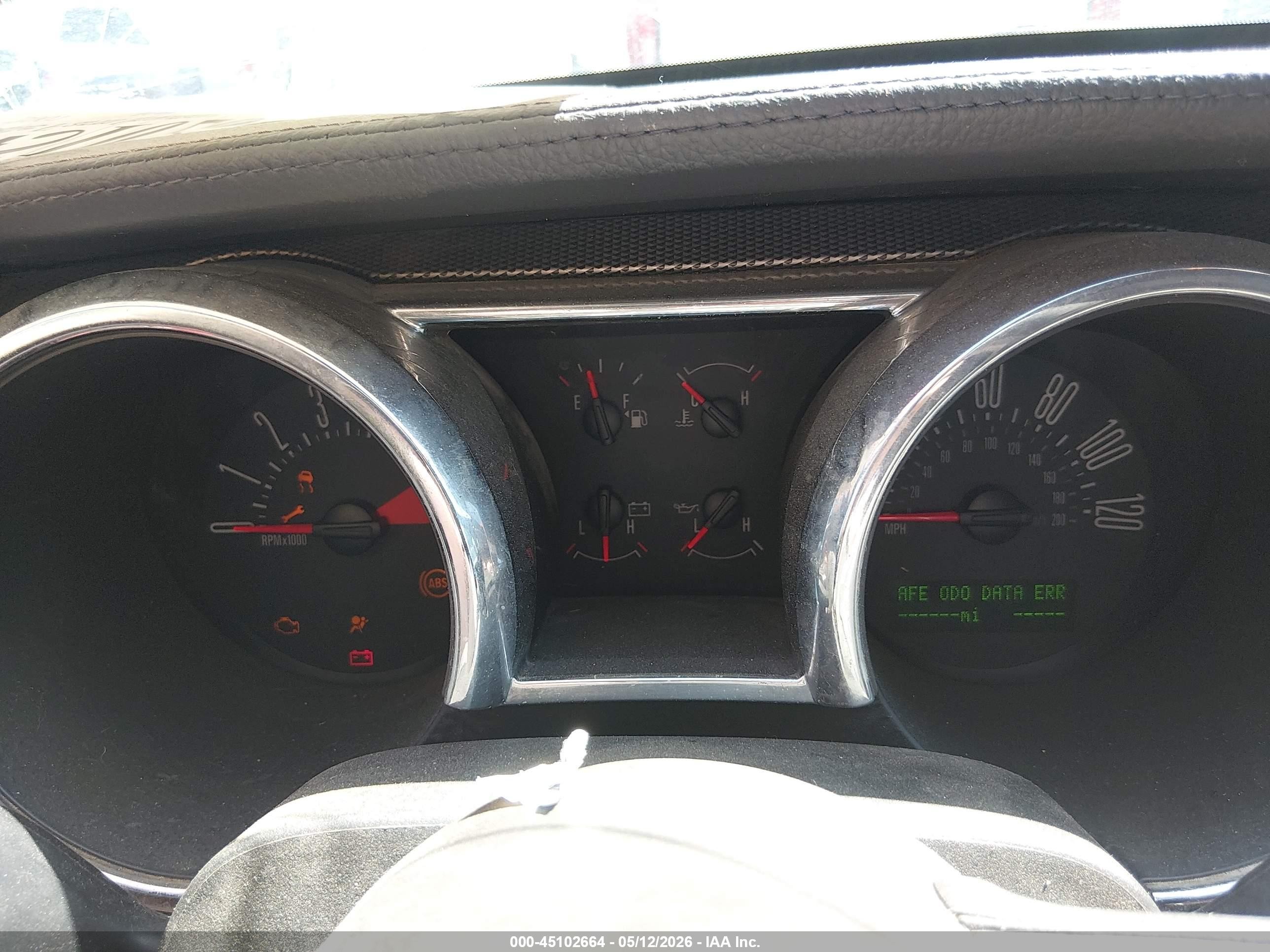 2007 Ford Mustang V6 Deluxe/v6 Premium Black vin: 1ZVHT84N375205031