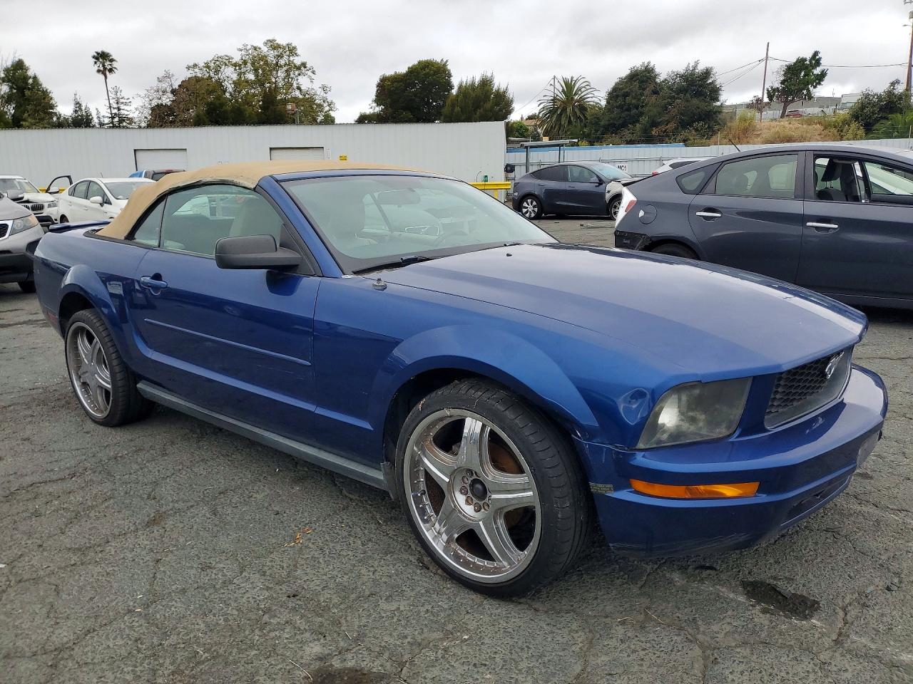 2008 Ford Mustang Blue vin: 1ZVHT84N385204835