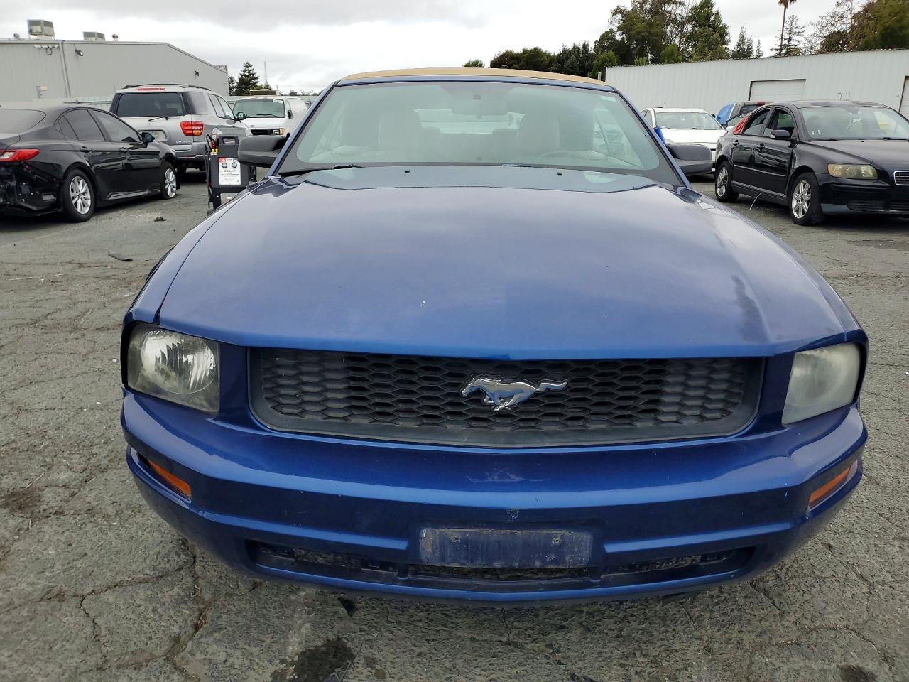 2008 Ford Mustang Blue vin: 1ZVHT84N385204835