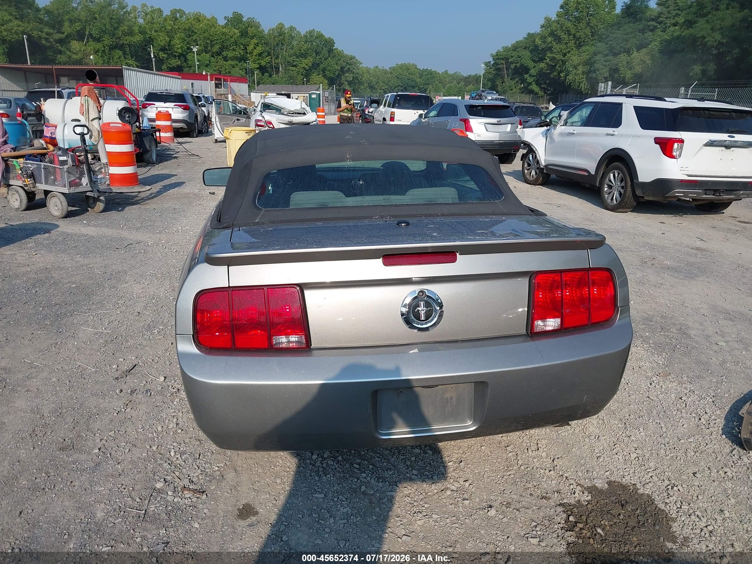 2009 Ford Mustang V6/v6 Premium Серый vin: 1ZVHT84N395108706