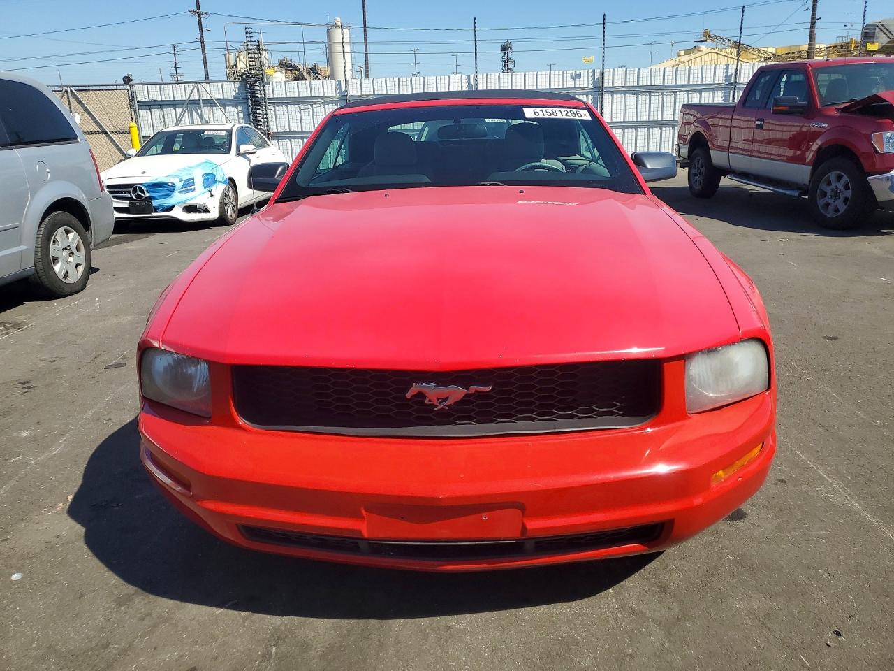 2008 Ford Mustang Red vin: 1ZVHT84N485206934