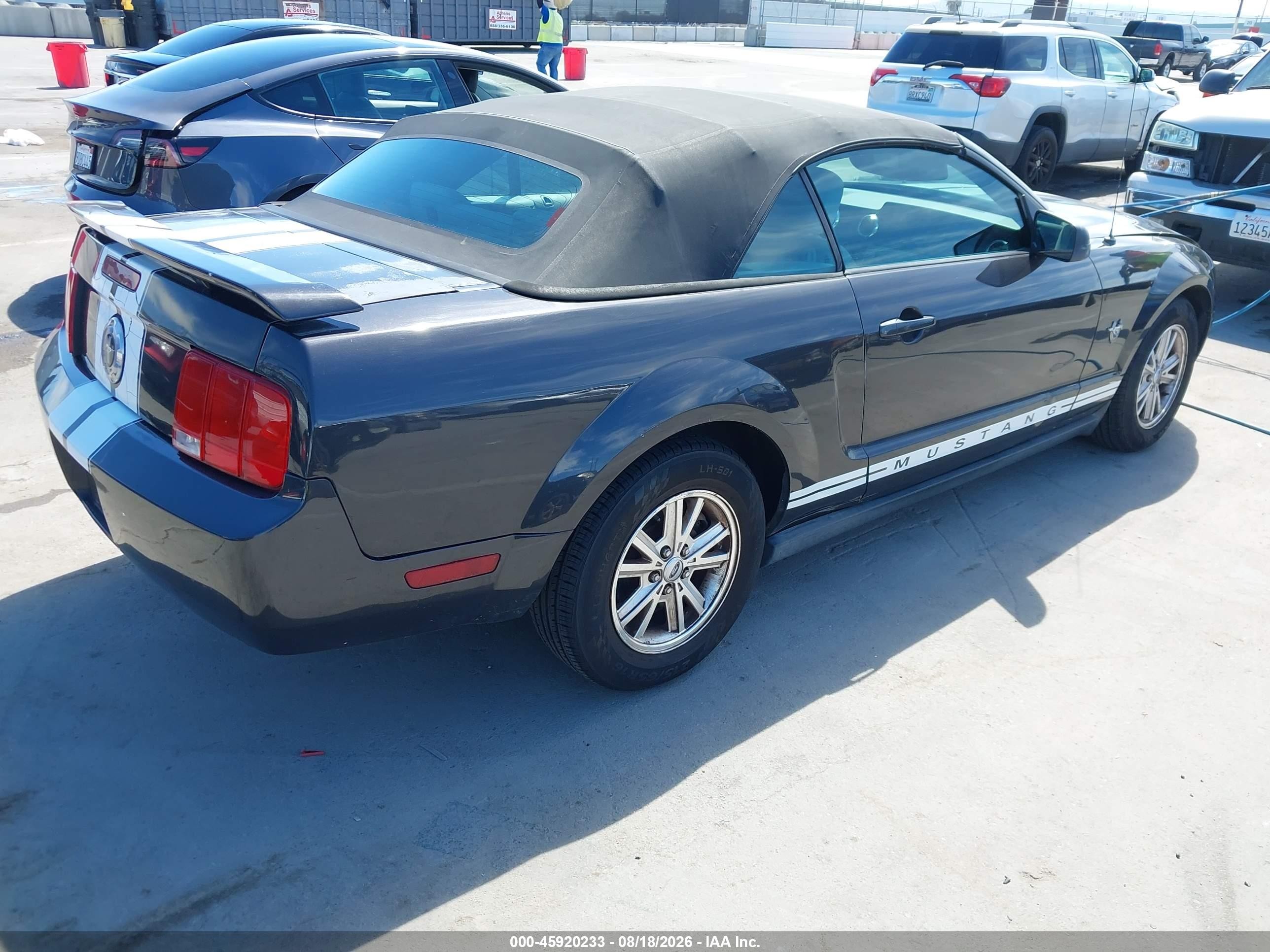 2009 Ford Mustang V6/v6 Premium Gray vin: 1ZVHT84N595108223