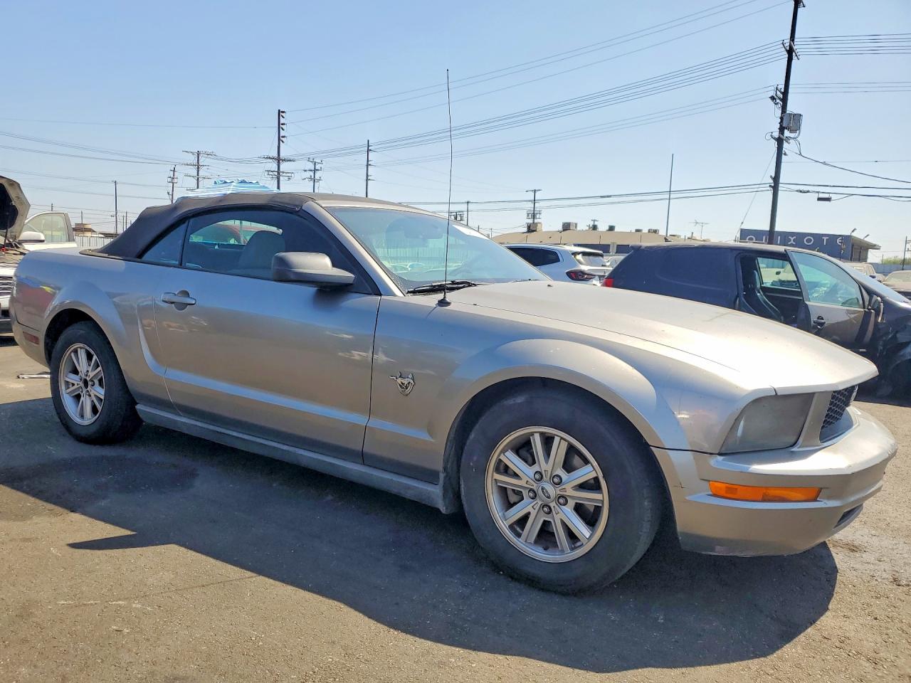 2009 Ford Mustang Silver vin: 1ZVHT84N695112524