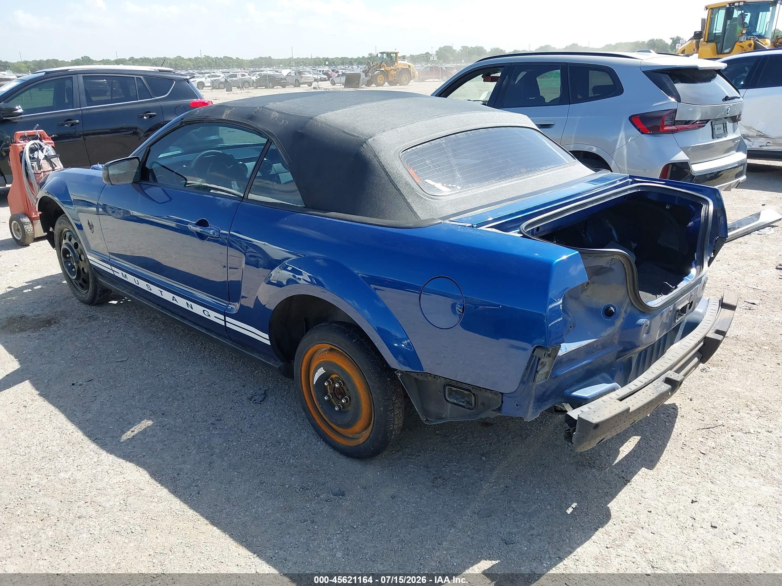 2009 Ford Mustang V6/v6 Premium Blue vin: 1ZVHT84N695115553