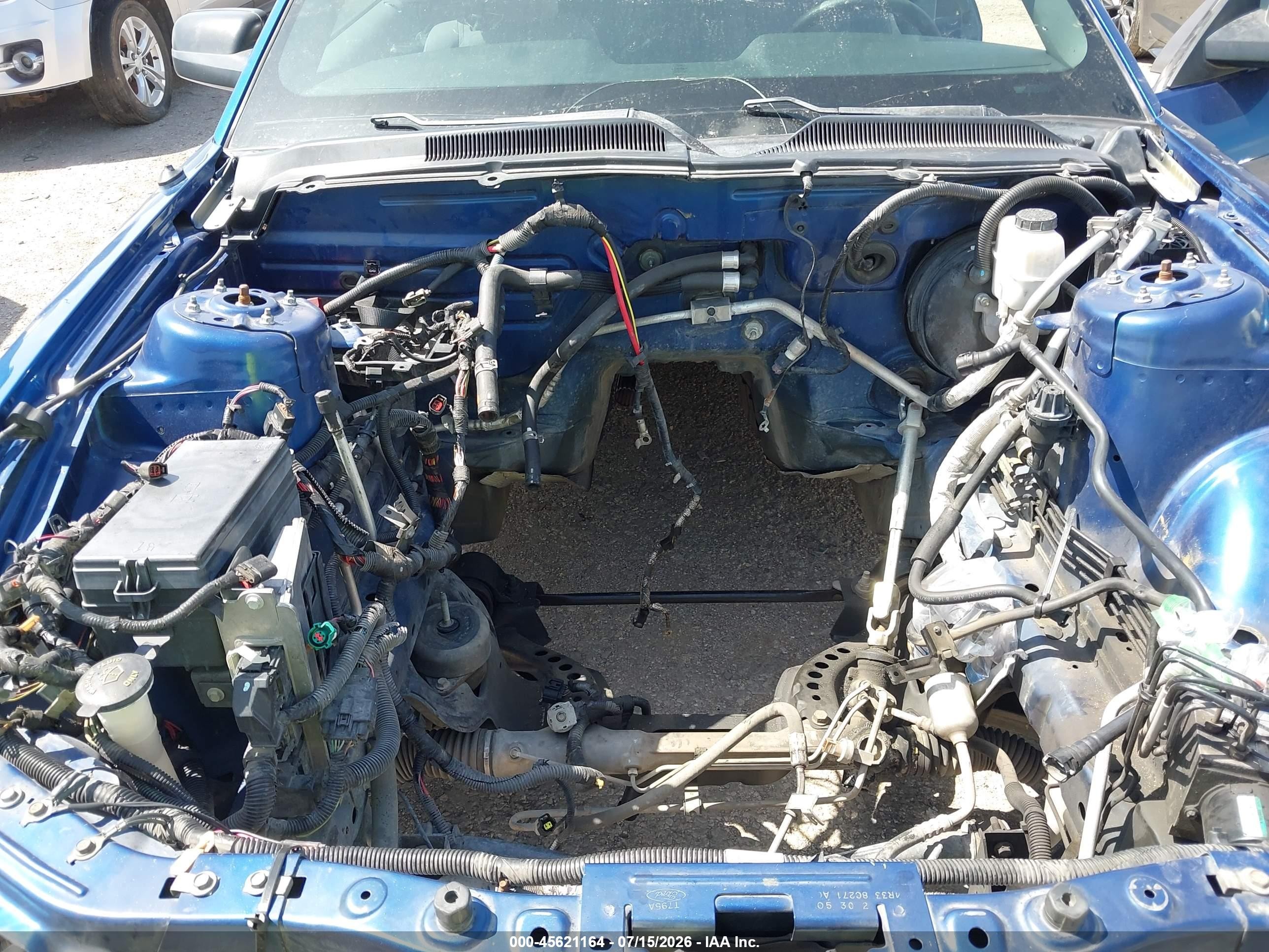 2009 Ford Mustang V6/v6 Premium Blue vin: 1ZVHT84N695115553