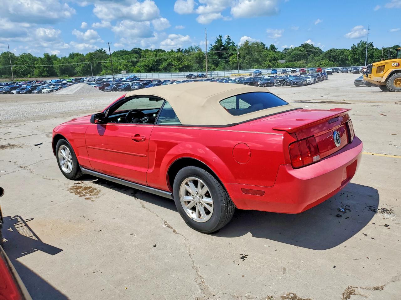 2008 Ford Mustang Красный vin: 1ZVHT84N785155347