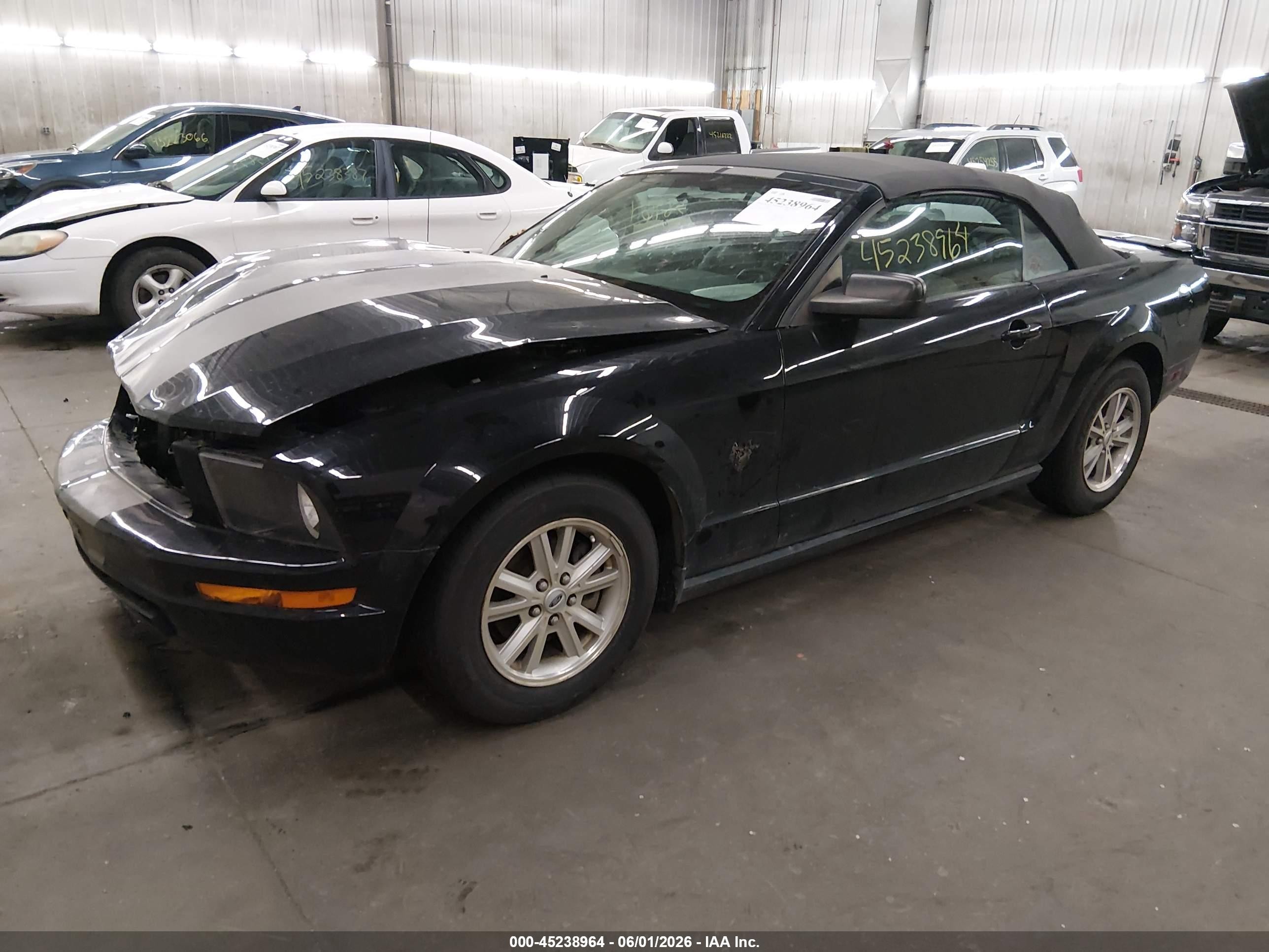 2009 Ford Mustang V6/v6 Premium Black vin: 1ZVHT84N895115778
