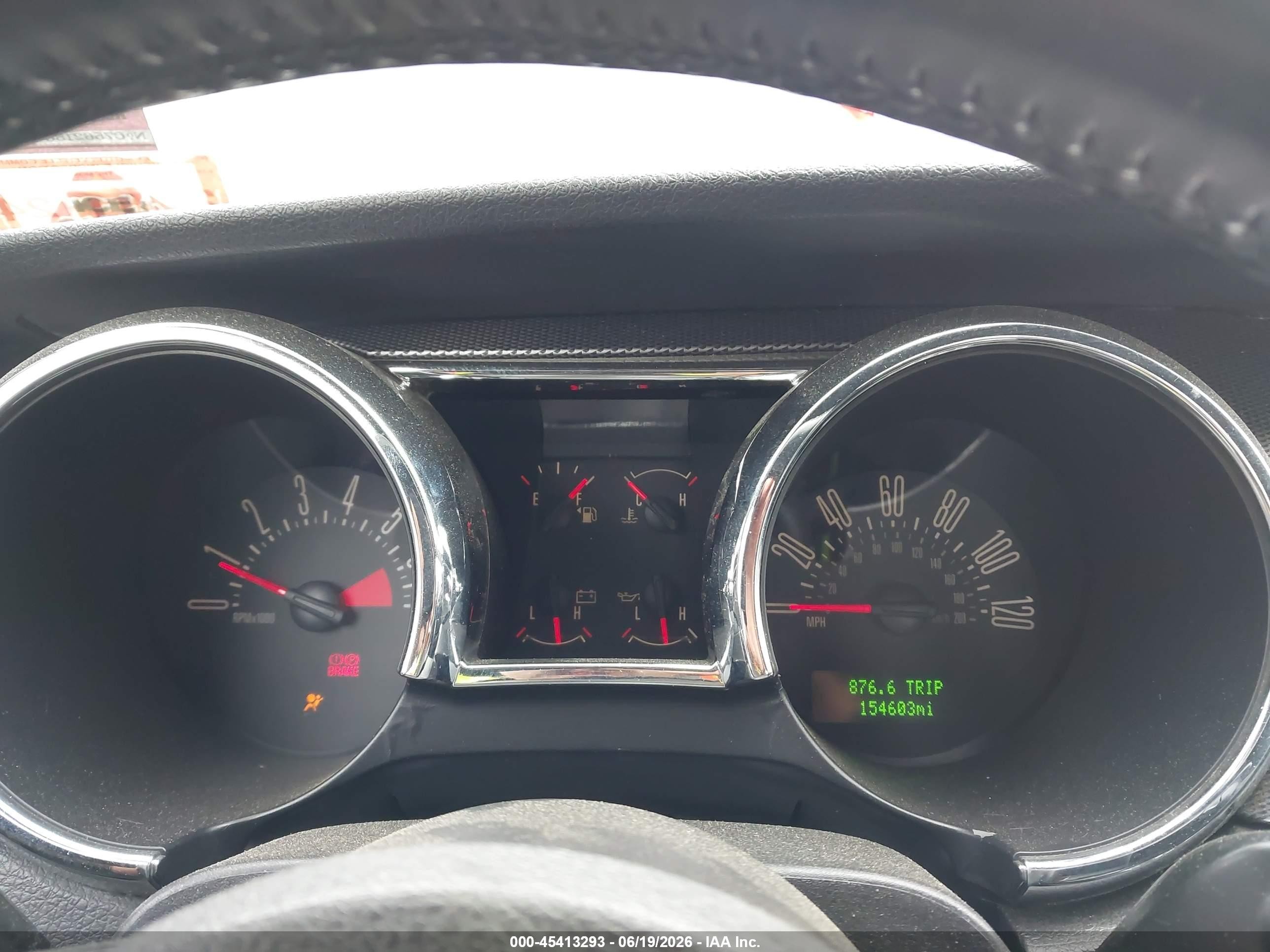 2007 Ford Mustang V6 Deluxe/v6 Premium Blue vin: 1ZVHT84N975197842