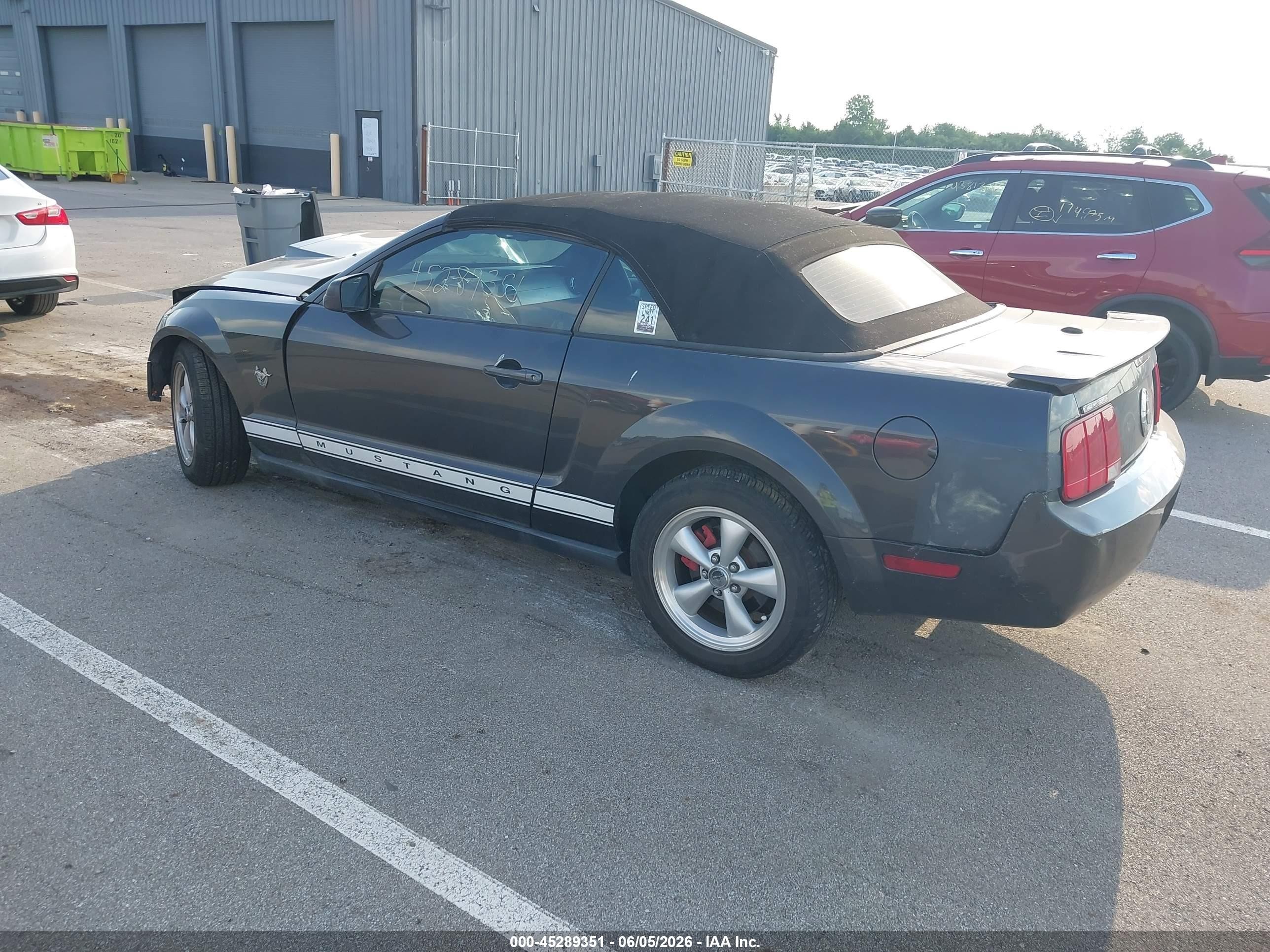 2009 Ford Mustang V6/v6 Premium Серый vin: 1ZVHT84N995118754