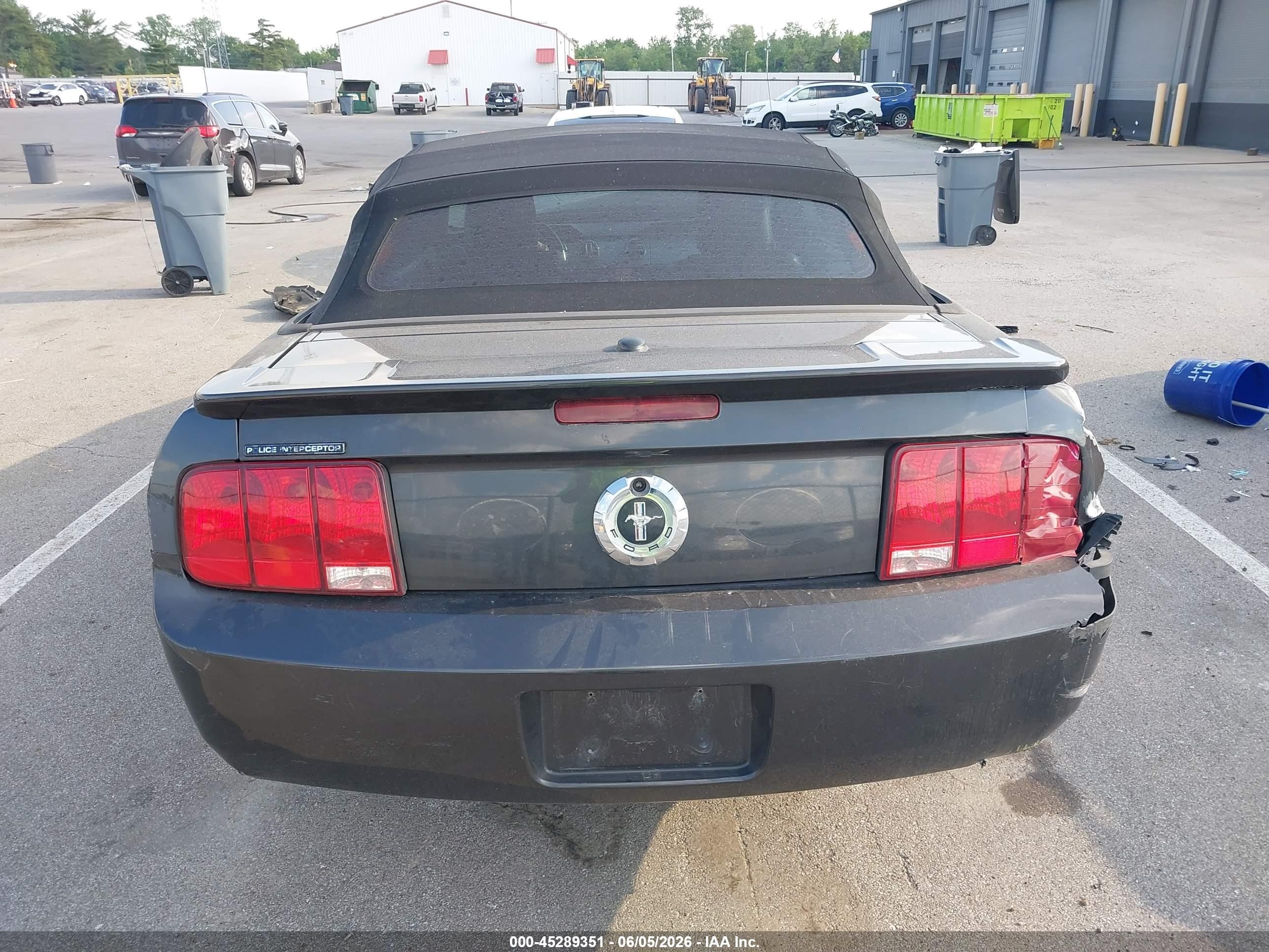 2009 Ford Mustang V6/v6 Premium Серый vin: 1ZVHT84N995118754