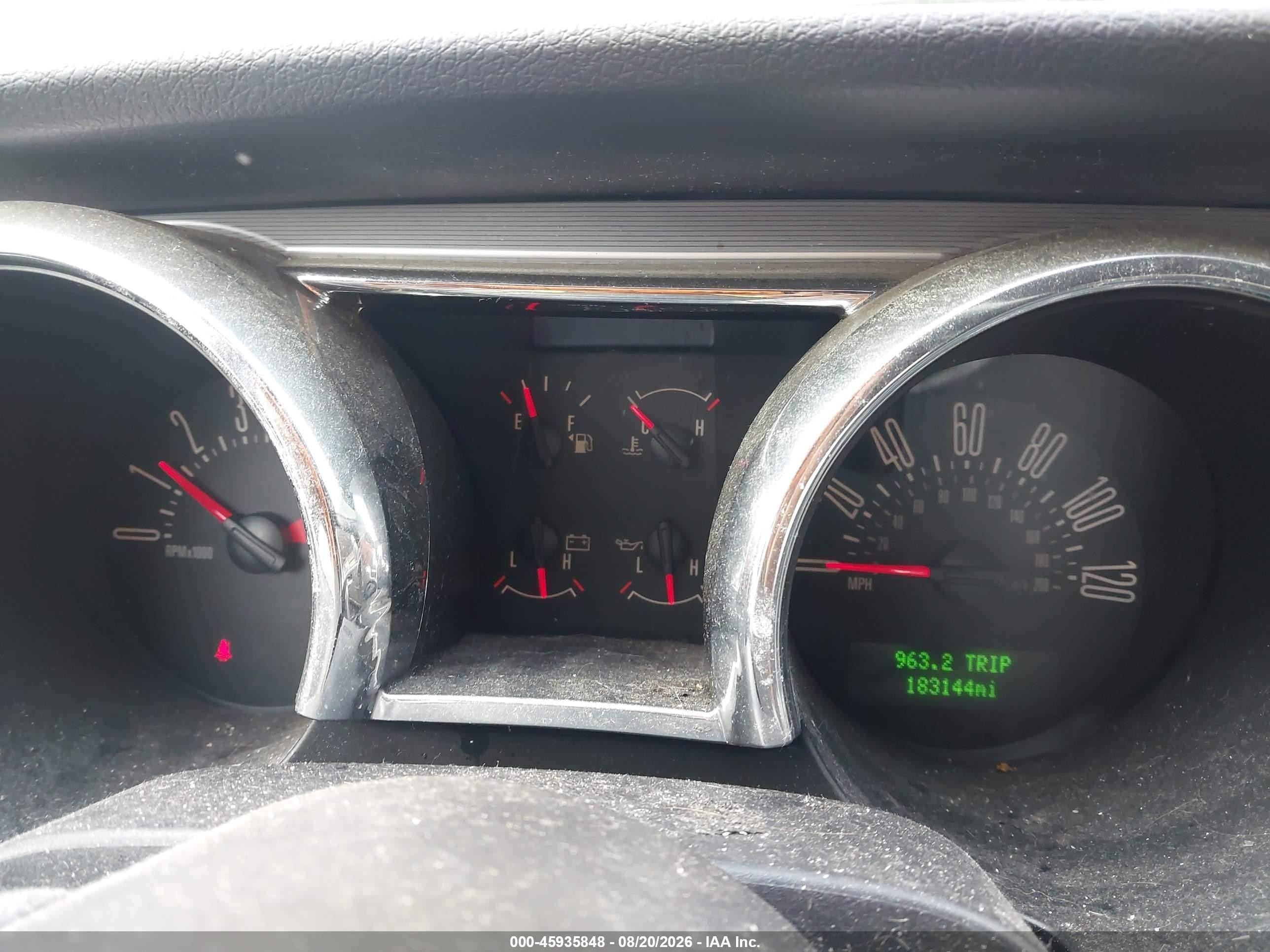 2006 Ford Mustang V6 Серый vin: 1ZVHT84NX65117897