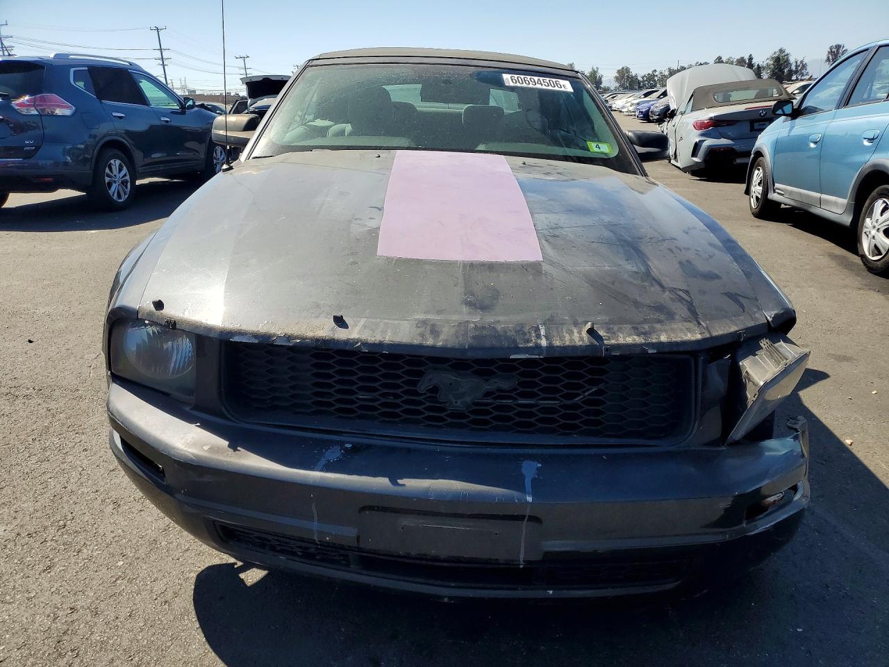 2008 Ford Mustang Серый vin: 1ZVHT84NX85165564