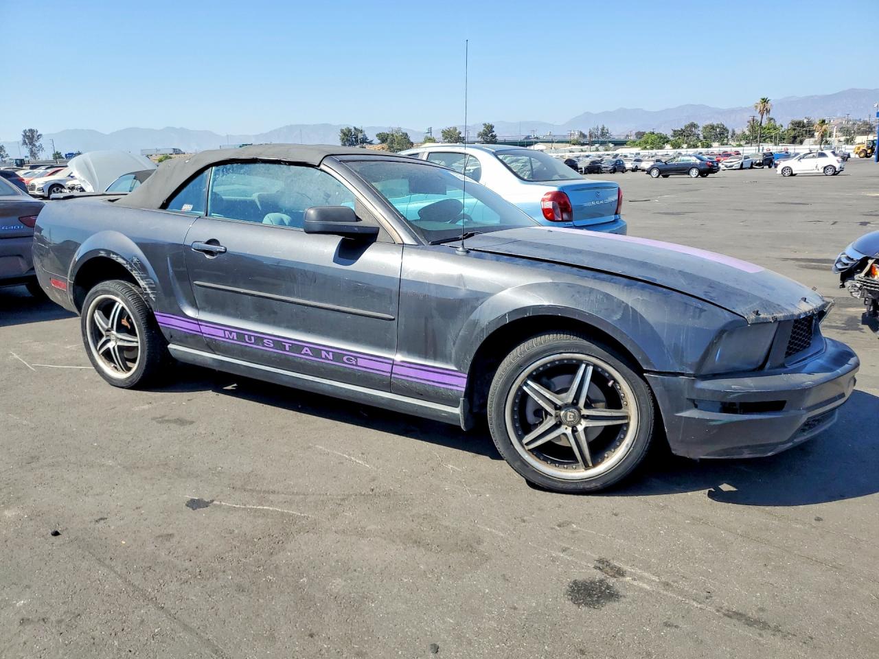 2008 Ford Mustang Серый vin: 1ZVHT84NX85165564