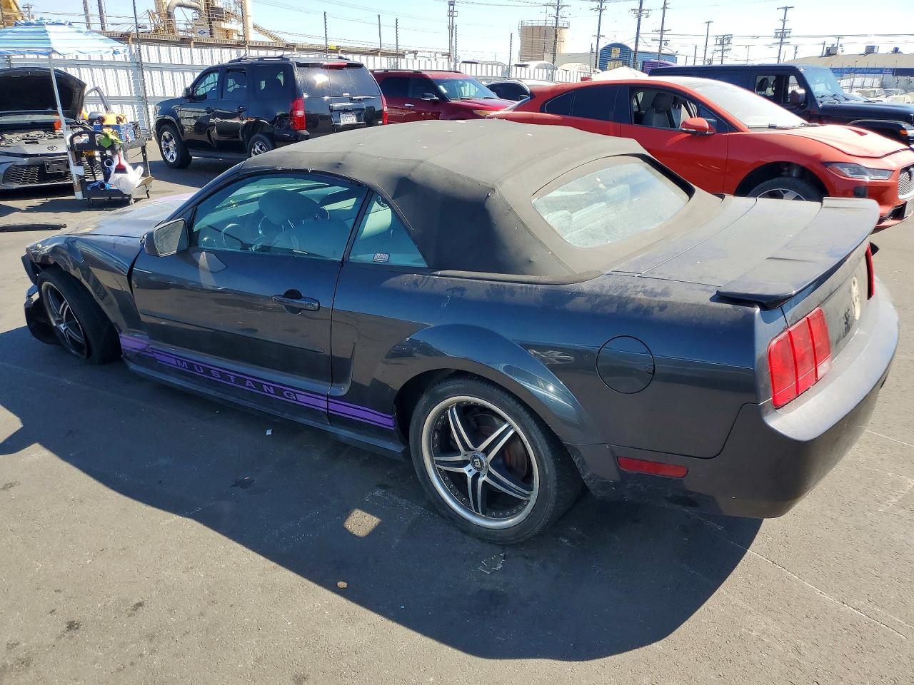 2008 Ford Mustang Серый vin: 1ZVHT84NX85165564