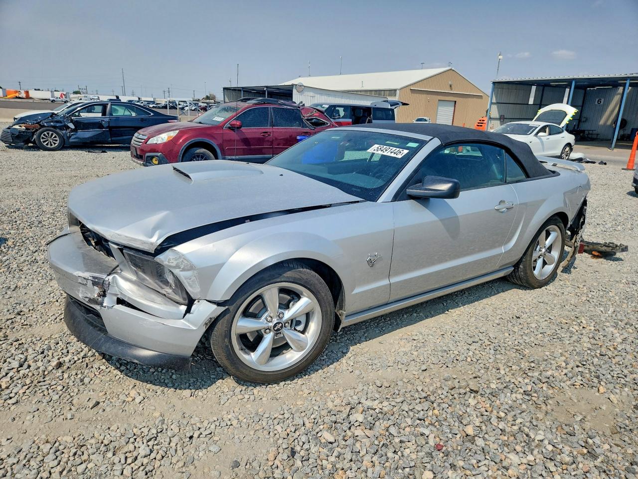 2009 Ford Mustang Gt Silver vin: 1ZVHT85H095109112