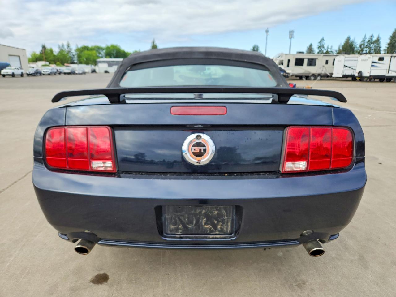 2007 Ford Mustang Gt Blue vin: 1ZVHT85H175347399