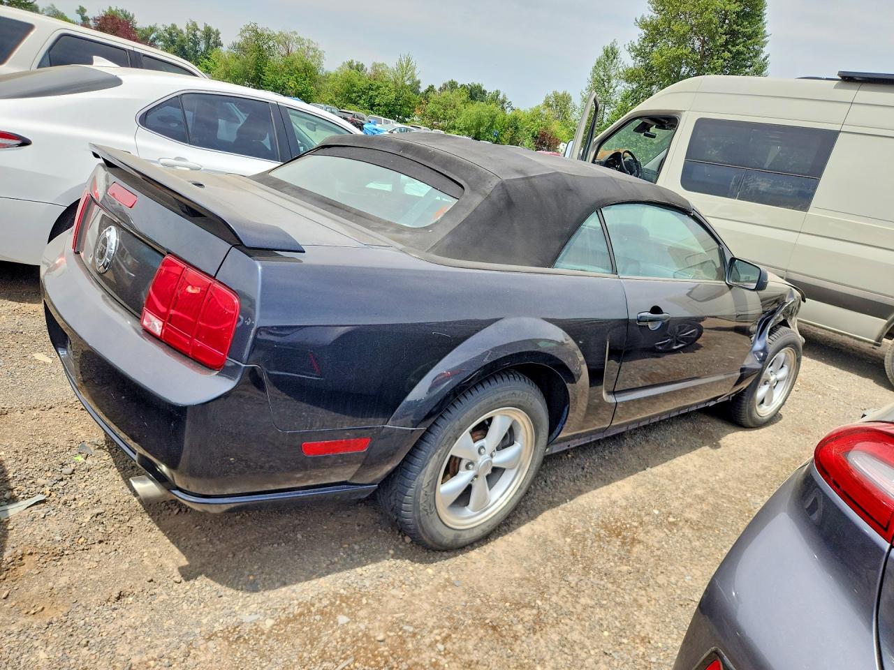 2007 Ford Mustang Gt Blue vin: 1ZVHT85H175347399