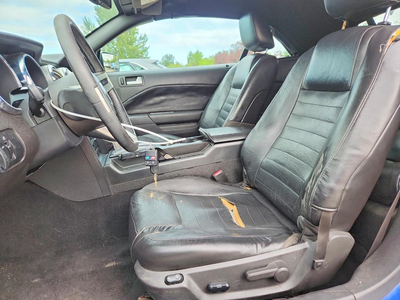 2007 Ford Mustang Gt Blue vin: 1ZVHT85H175347399