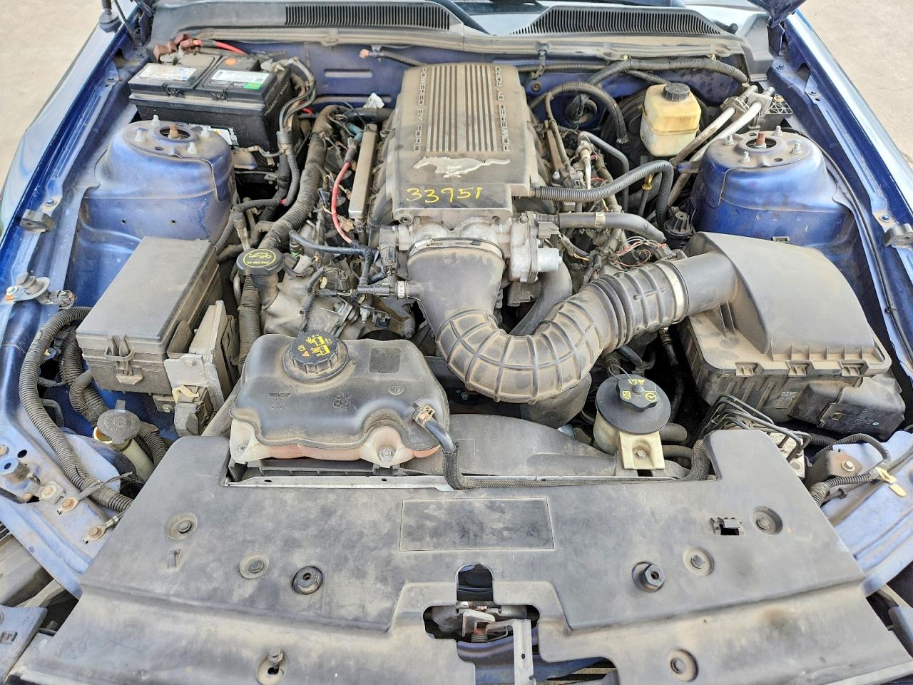 2007 Ford Mustang Gt Blue vin: 1ZVHT85H175347399