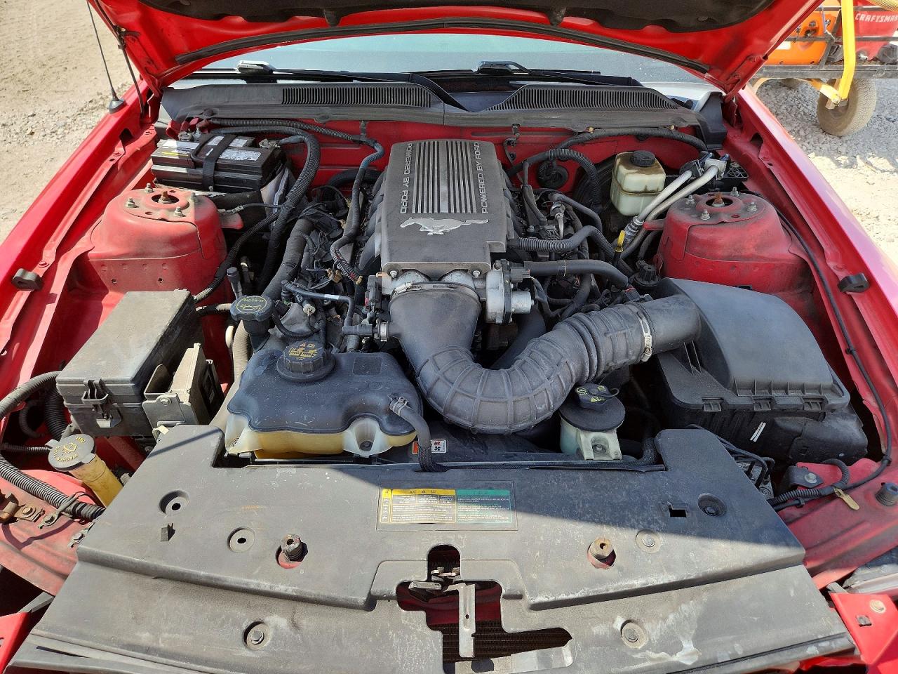 2007 Ford Mustang Gt Red vin: 1ZVHT85H275217566