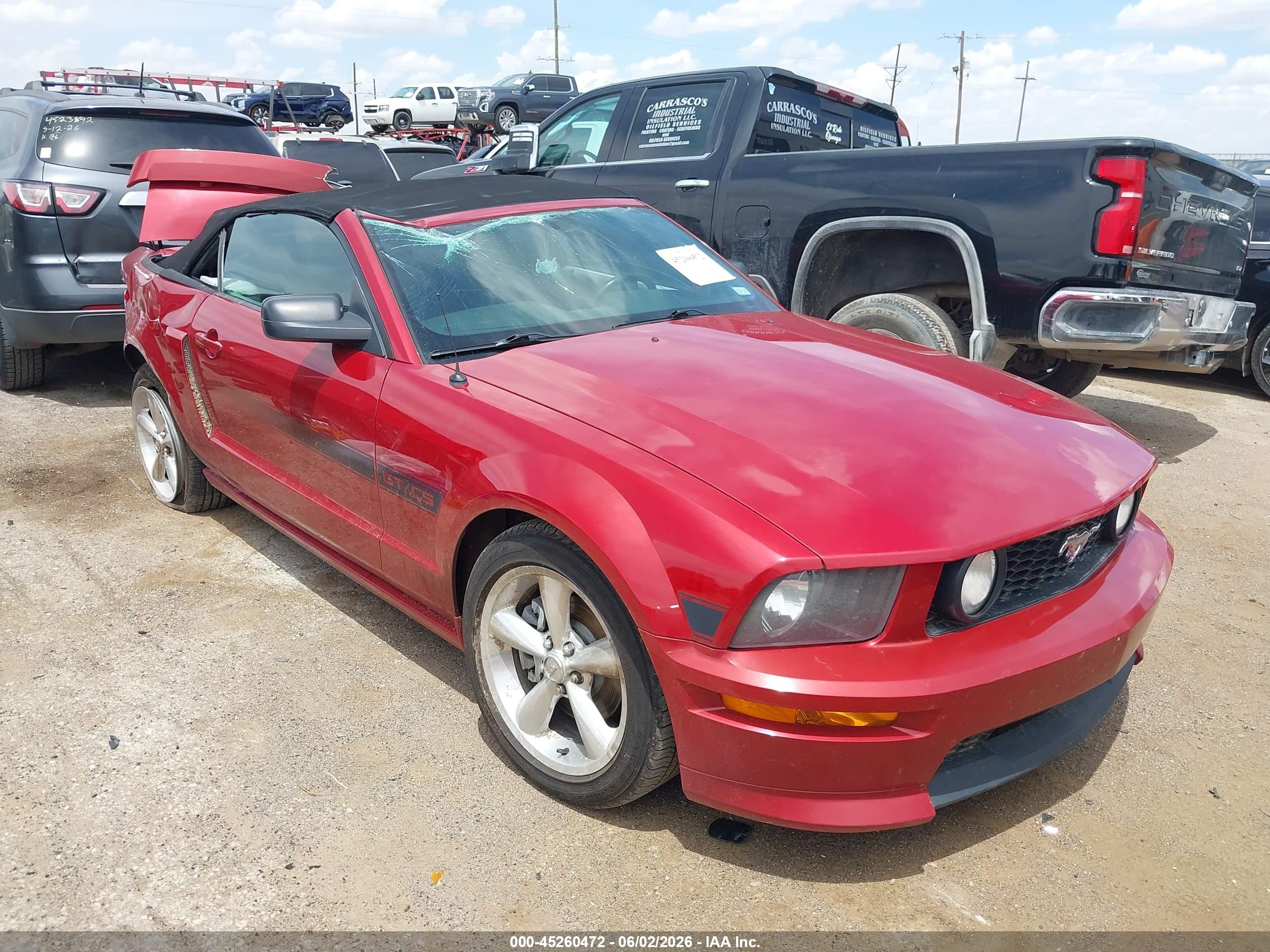 2008 Ford Mustang Gt Deluxe/gt Premium Красный vin: 1ZVHT85H285169245