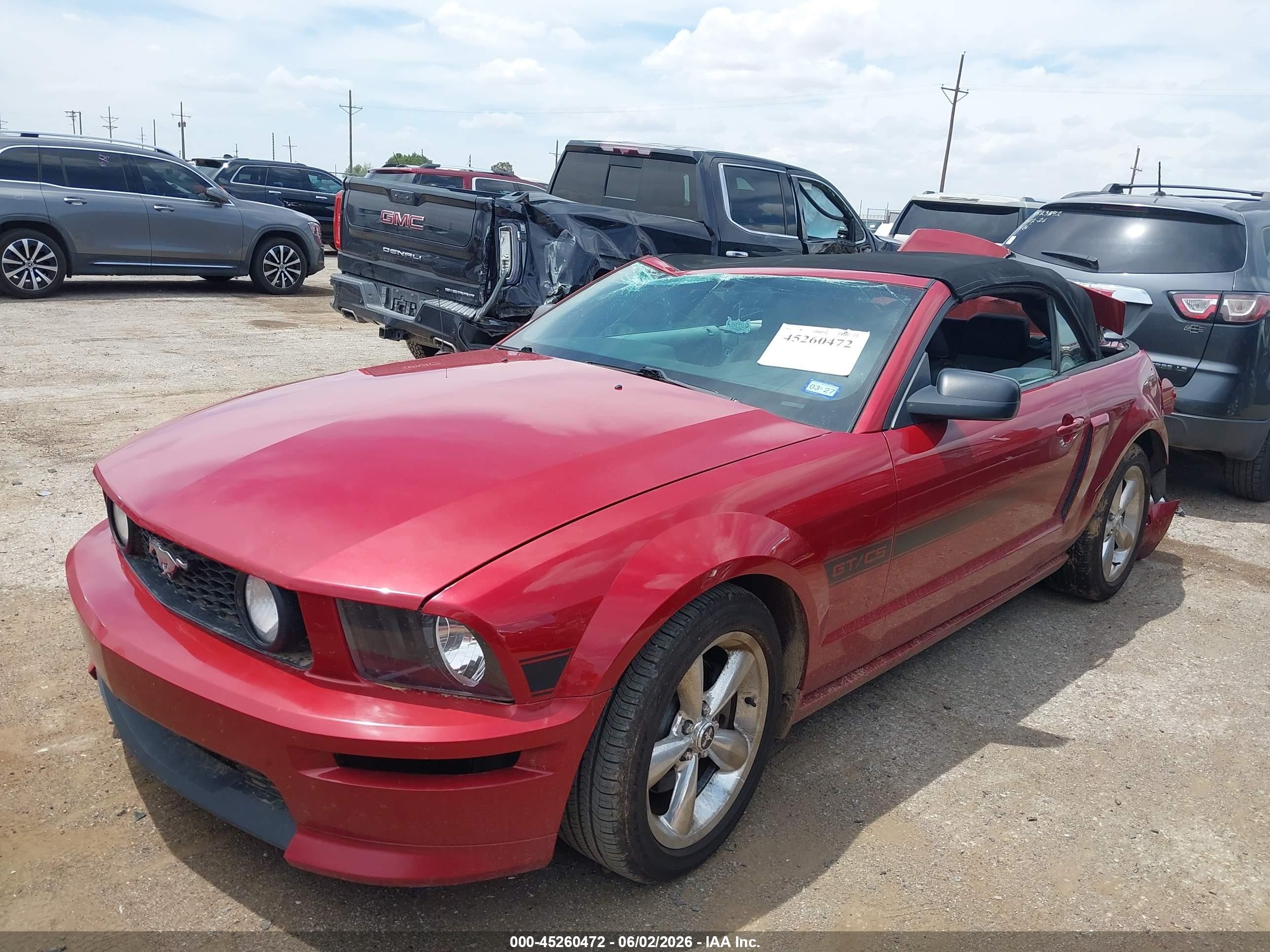 2008 Ford Mustang Gt Deluxe/gt Premium Red vin: 1ZVHT85H285169245