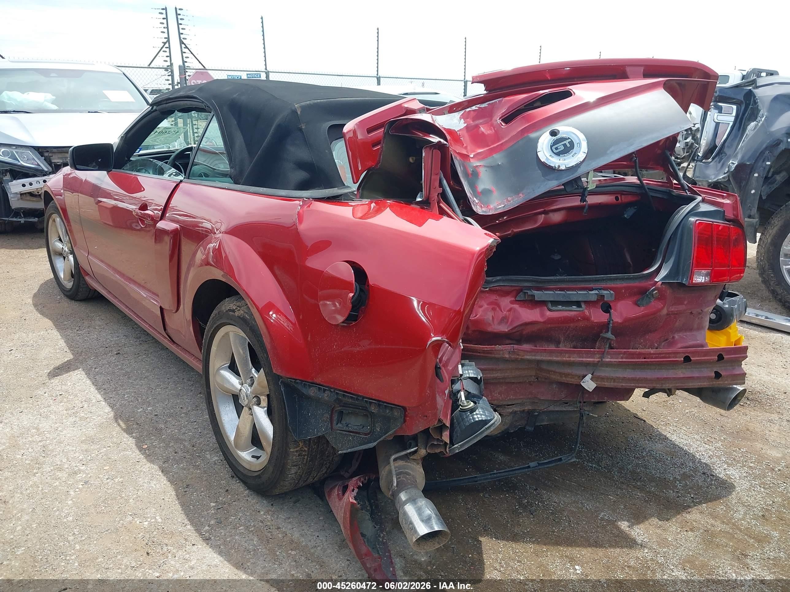 2008 Ford Mustang Gt Deluxe/gt Premium Red vin: 1ZVHT85H285169245