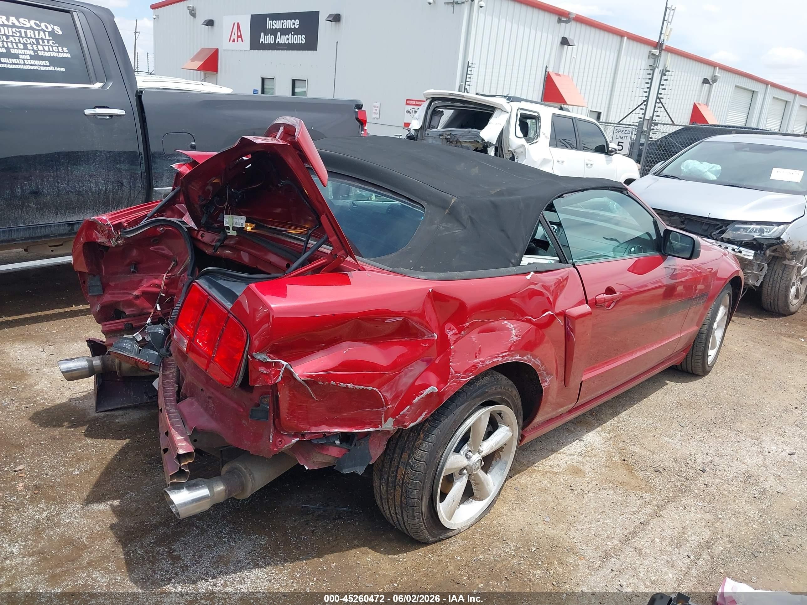 2008 Ford Mustang Gt Deluxe/gt Premium Red vin: 1ZVHT85H285169245