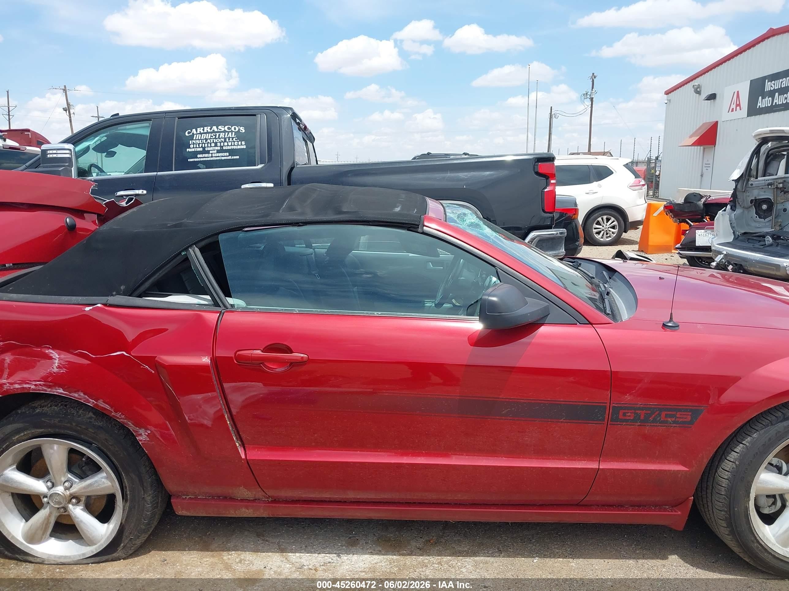 2008 Ford Mustang Gt Deluxe/gt Premium Red vin: 1ZVHT85H285169245
