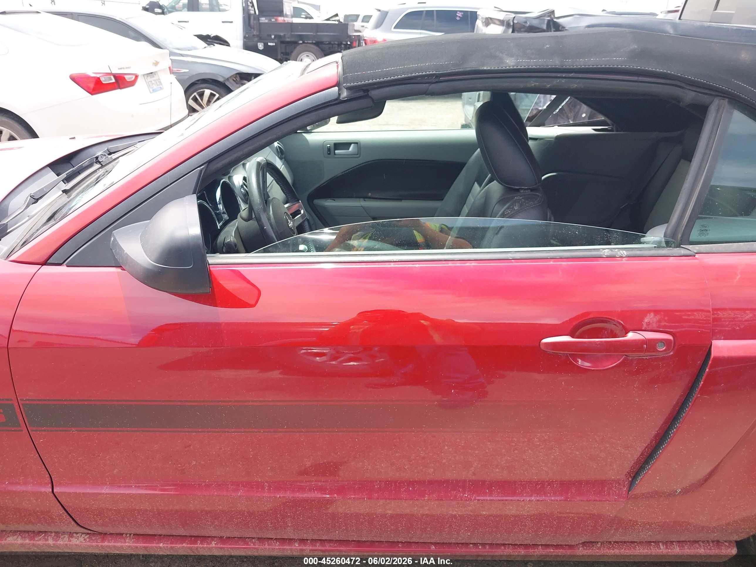 2008 Ford Mustang Gt Deluxe/gt Premium Red vin: 1ZVHT85H285169245